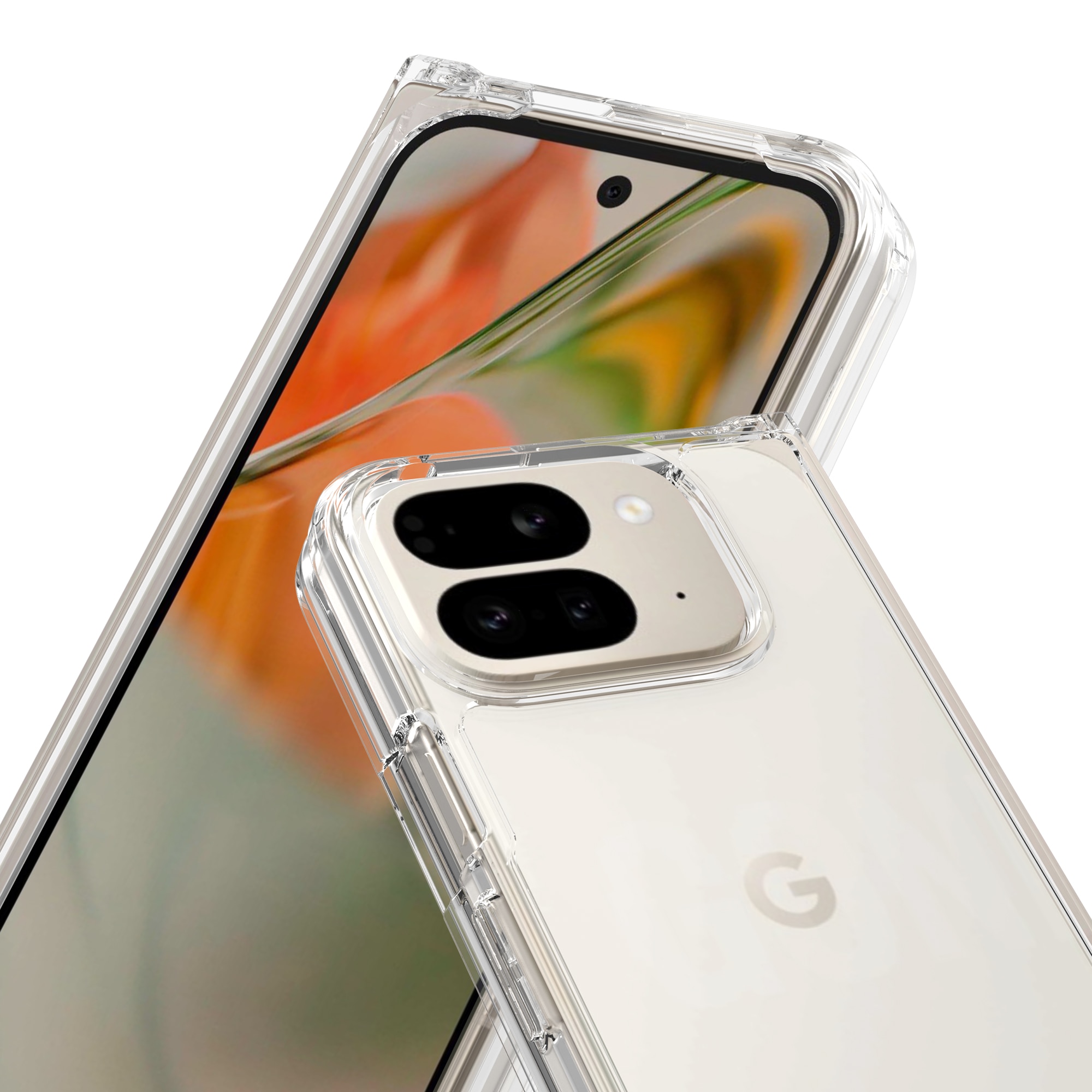 Hybridcover Google Pixel 9 Pro Fold gennemsigtig