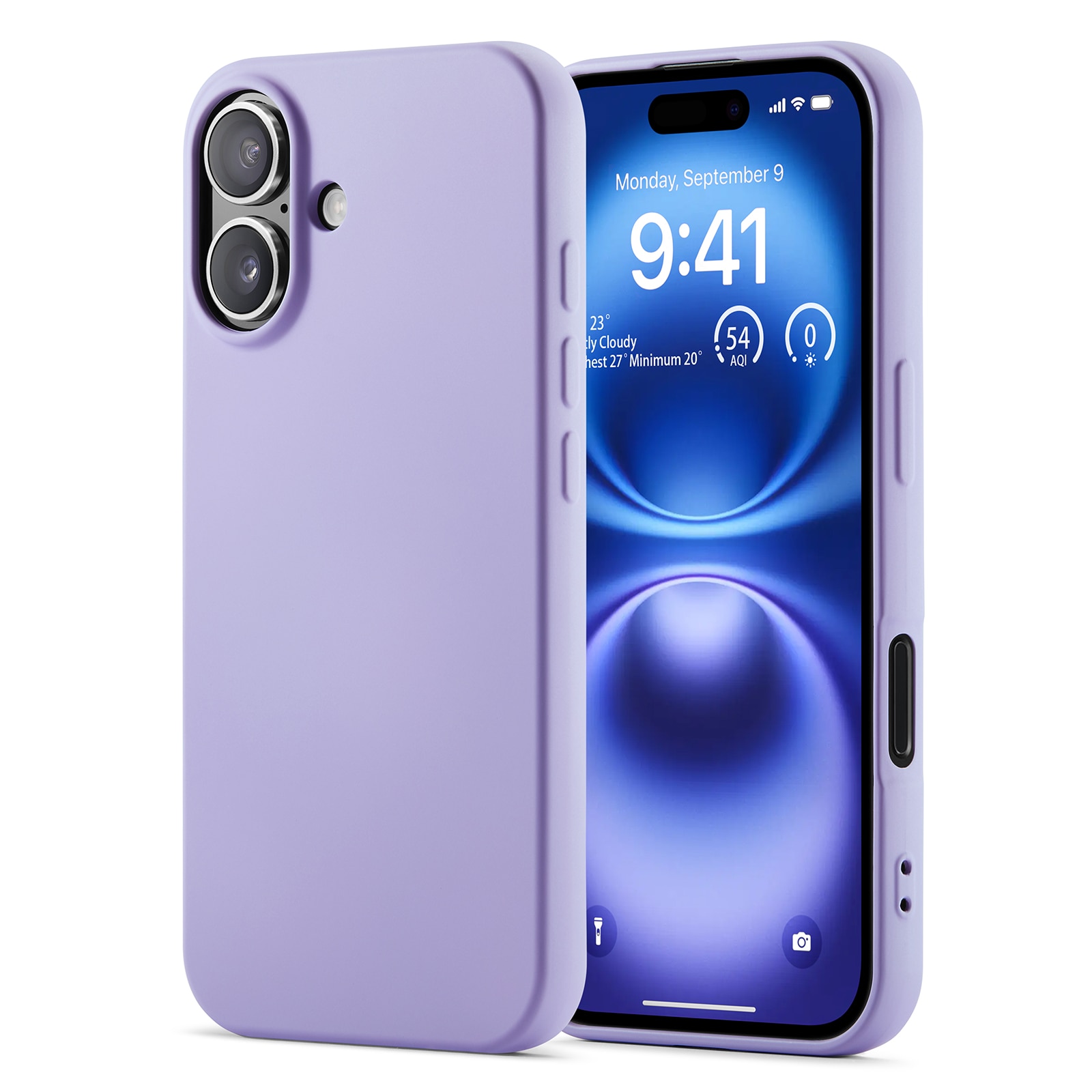 Stødsikker Cover TPU iPhone 16 Pro Max Lilla