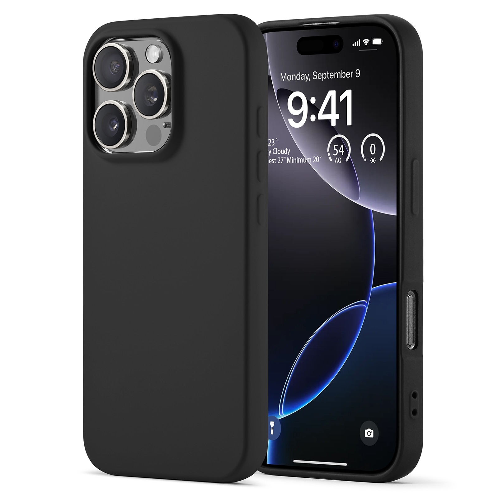 Stødsikker Cover TPU iPhone 16 Pro Max Sort