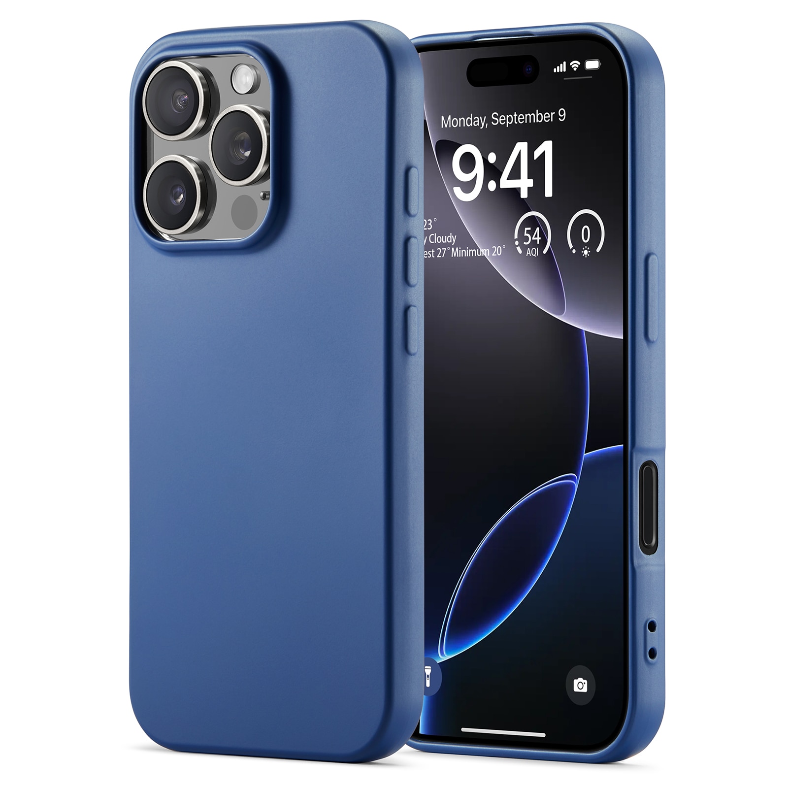 TPU Cover iPhone 16 Pro Blå