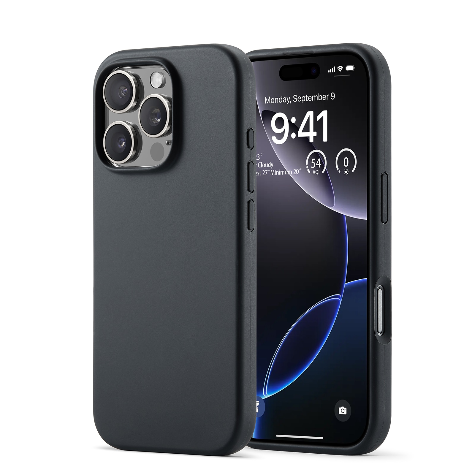 Stødsikker Cover TPU iPhone 16 Pro Sort