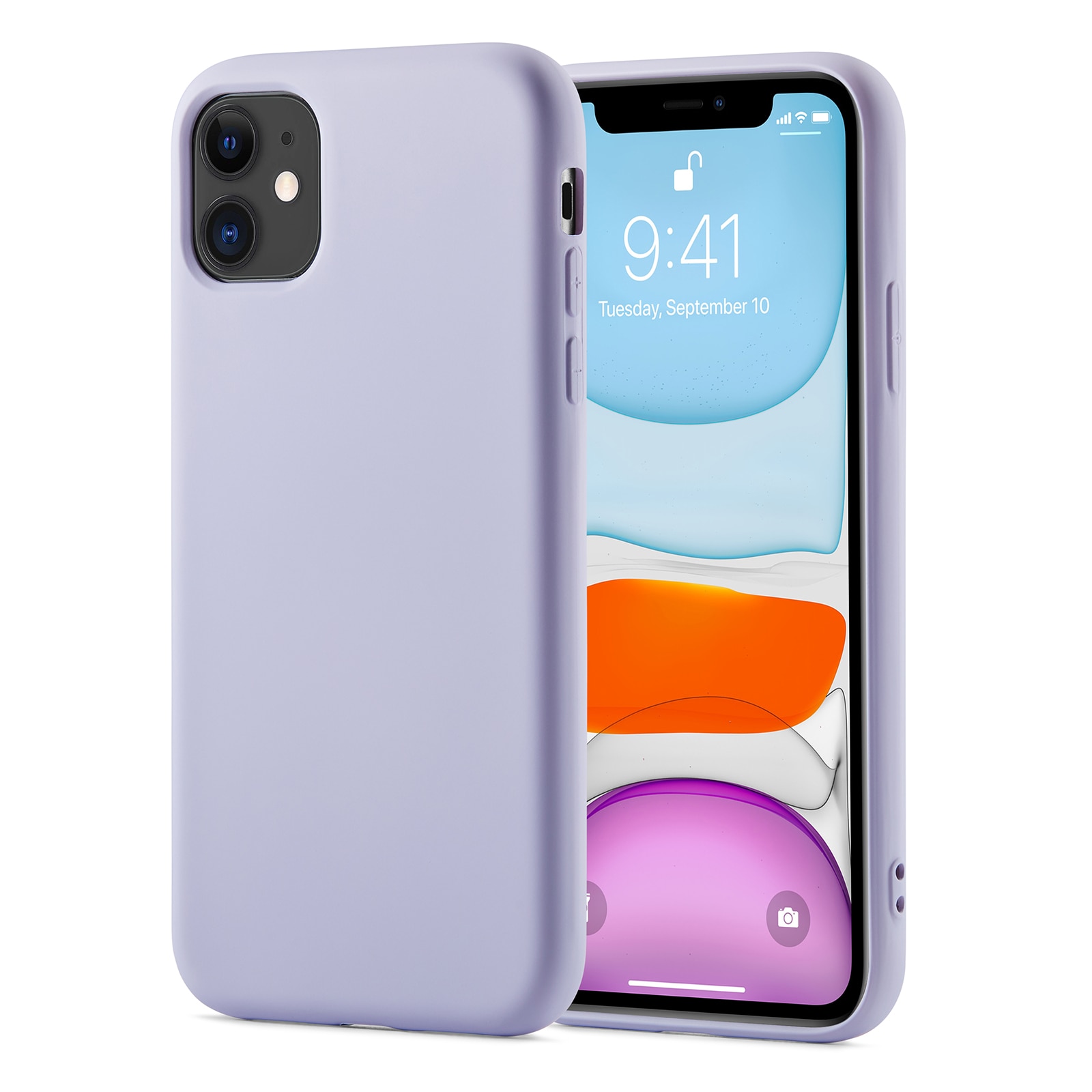 TPU Cover iPhone 11 lila