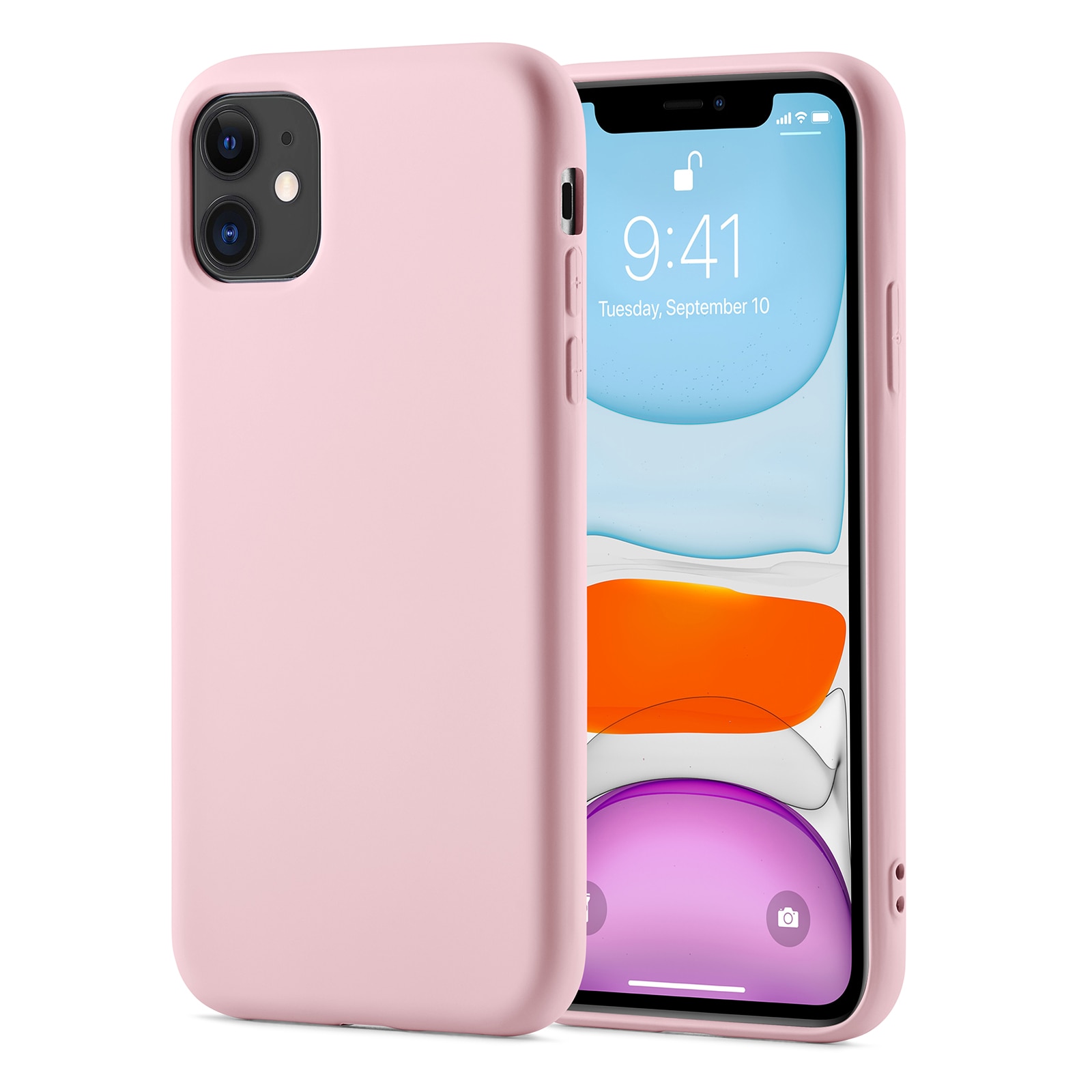 TPU Cover iPhone 11 lyserød