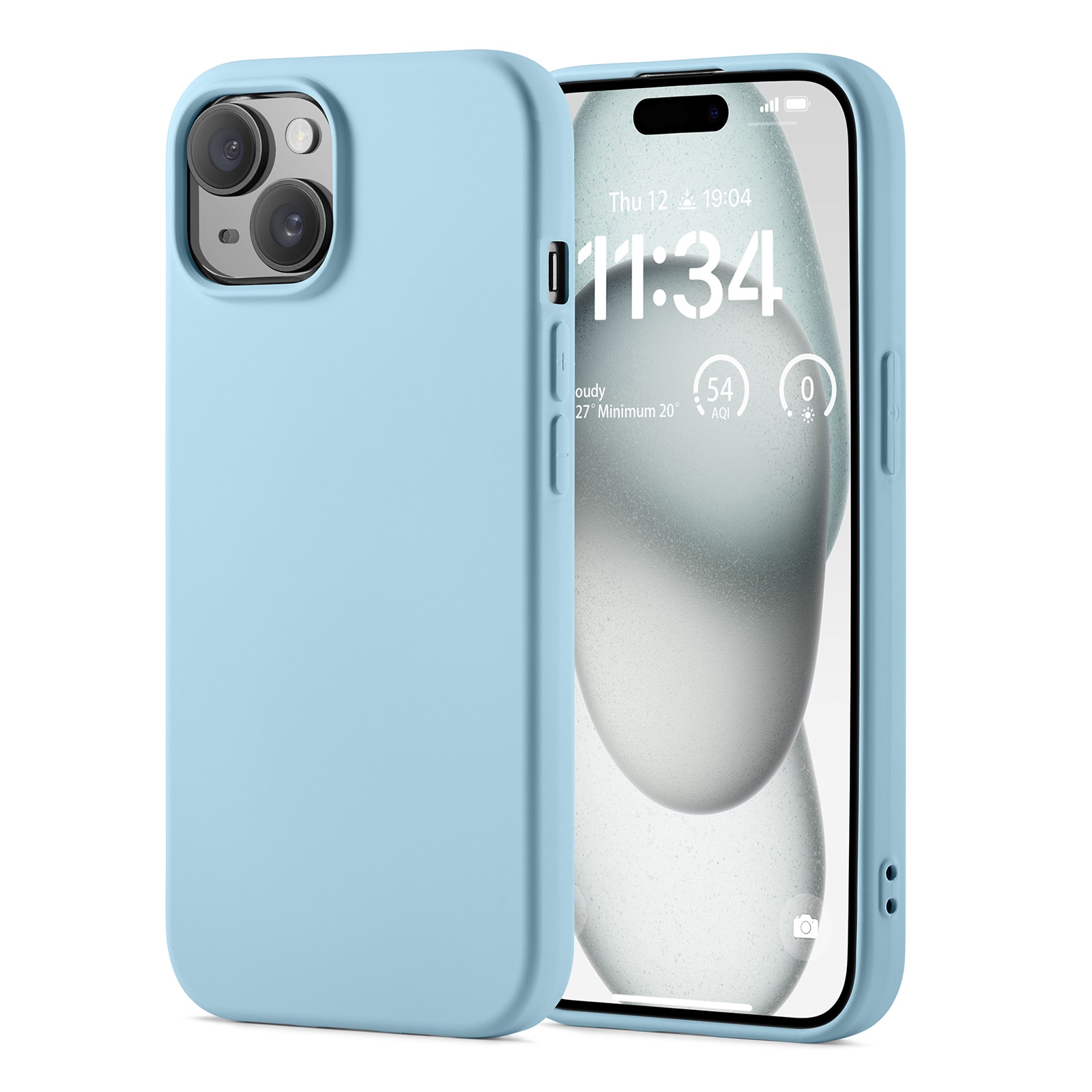 TPU Cover iPhone 15 Blå