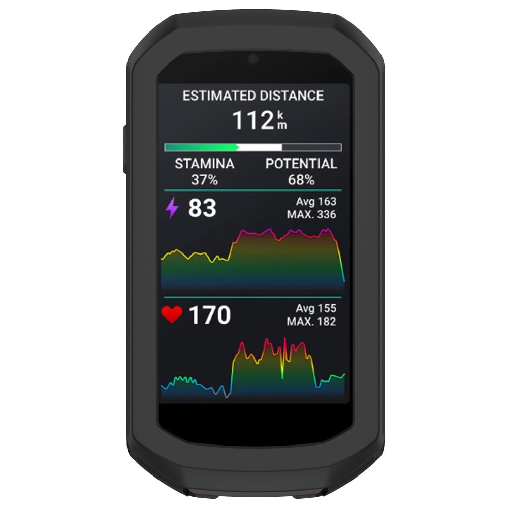 Silikonecover Garmin Edge 1050 sort