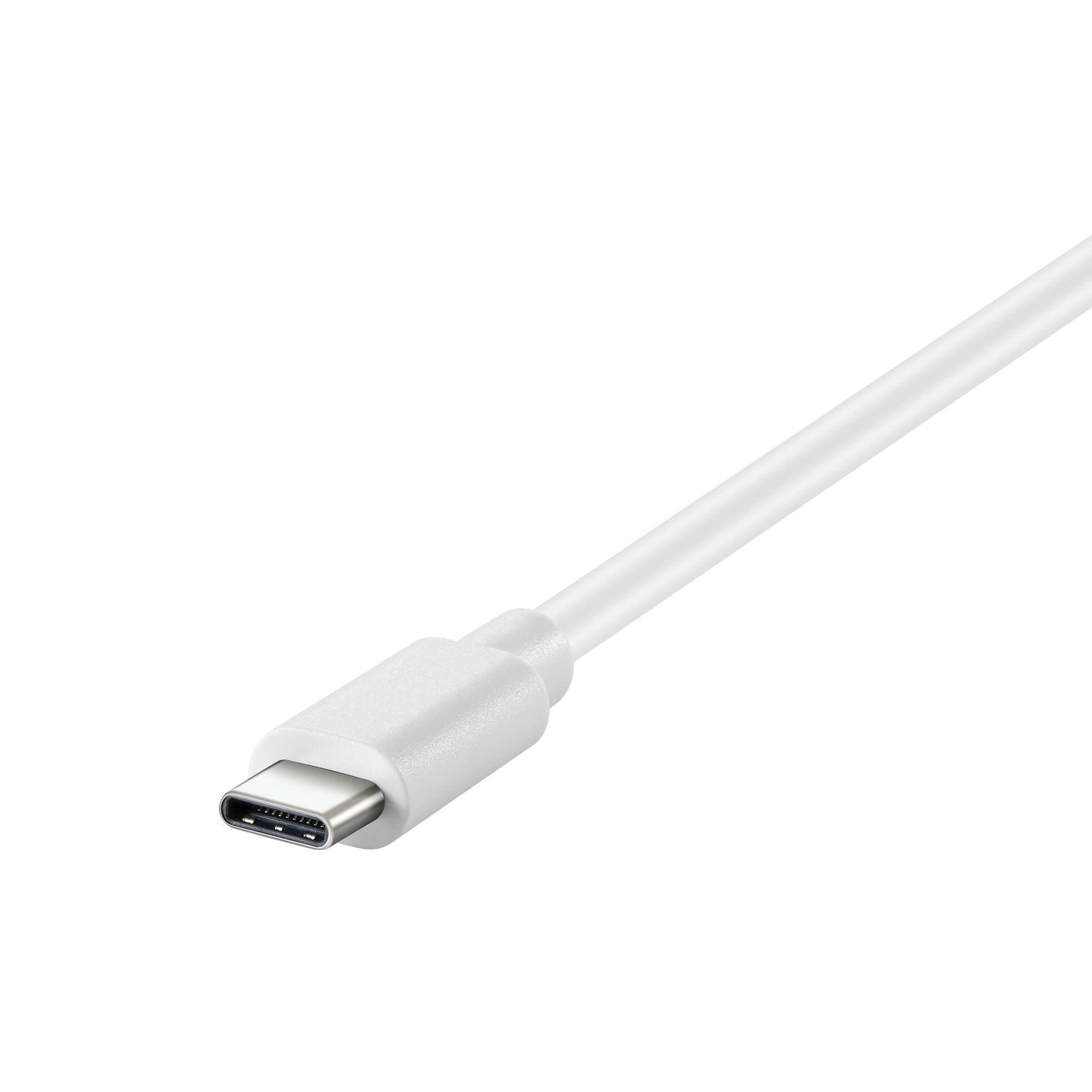 USB-C til USB-C-opladerkabel 2m hvid