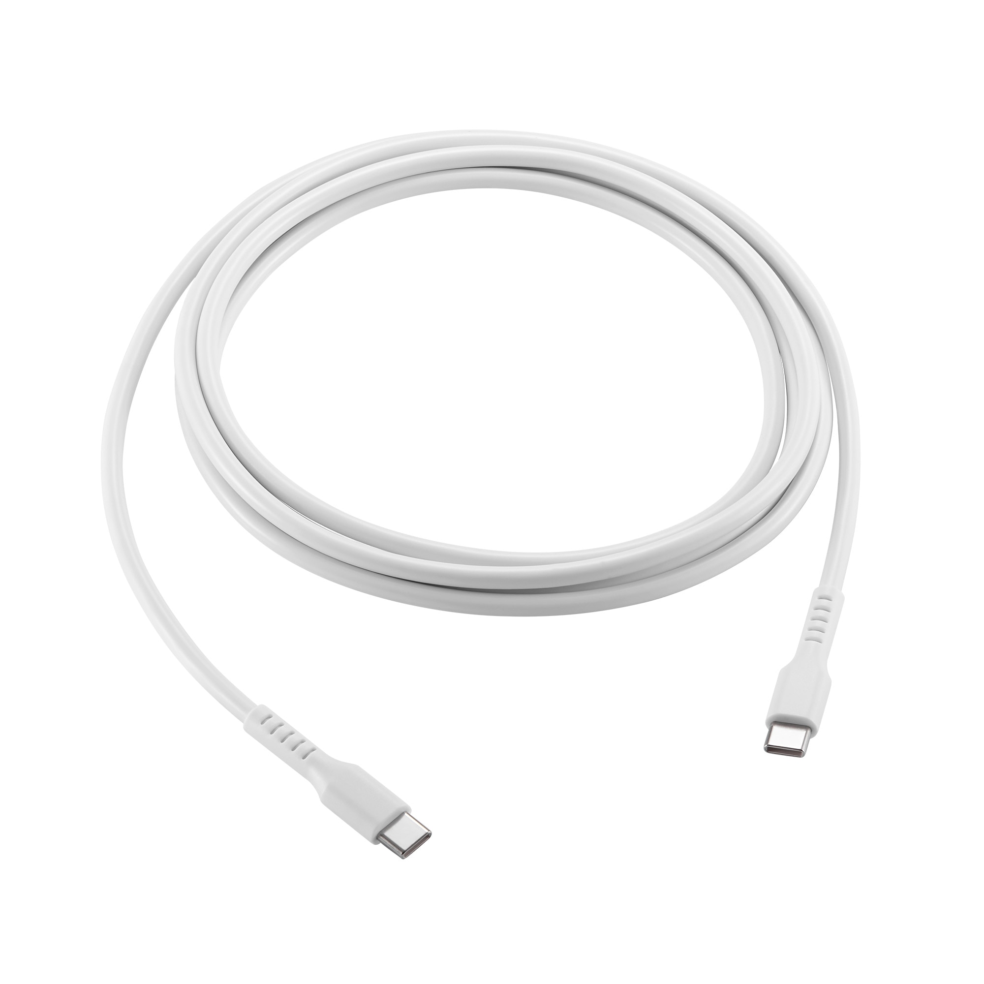 USB-C til USB-C-opladerkabel 240W 2m hvid