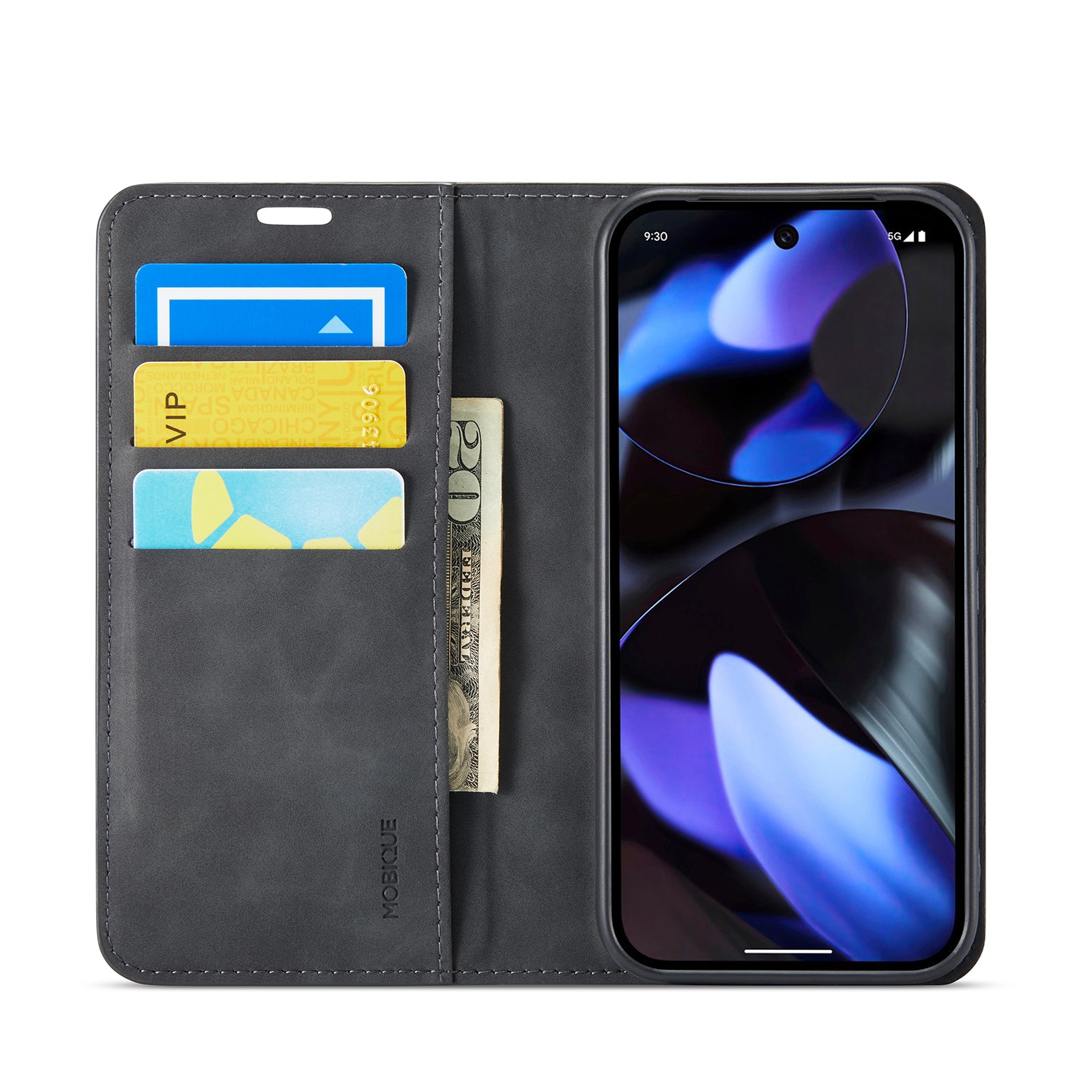 Google Pixel 9a Slim Mobiltaske Sort