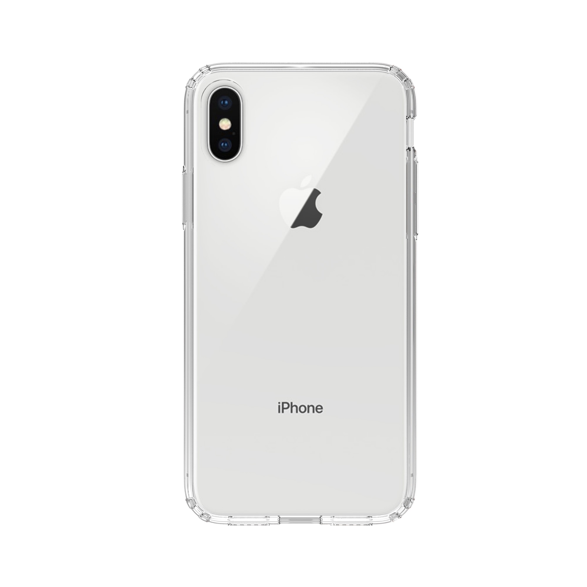 Hybridcover iPhone X/XS gennemsigtig