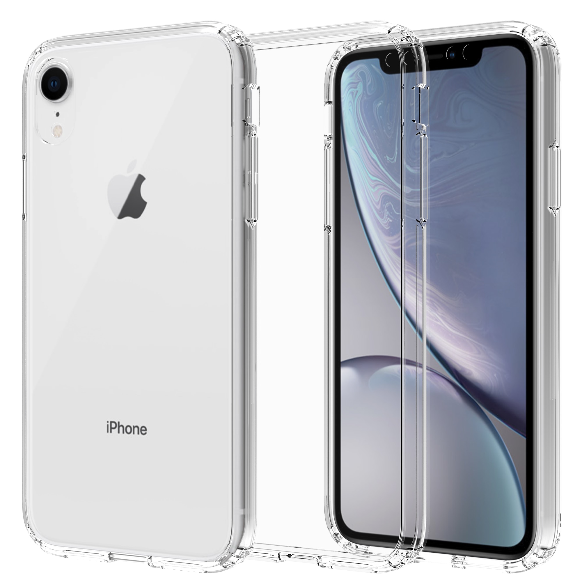 Hybridcover iPhone Xr gennemsigtig