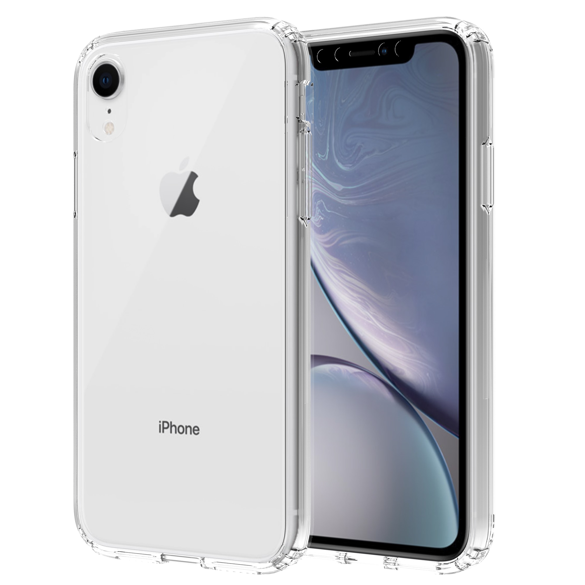 Hybridcover iPhone Xr gennemsigtig