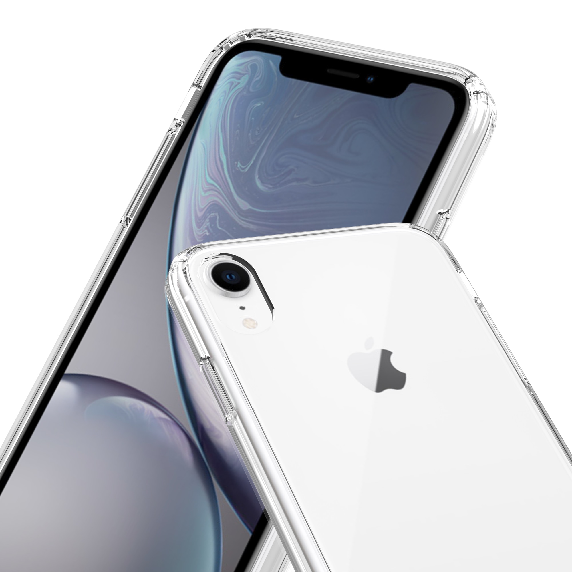 Hybridcover iPhone Xr gennemsigtig