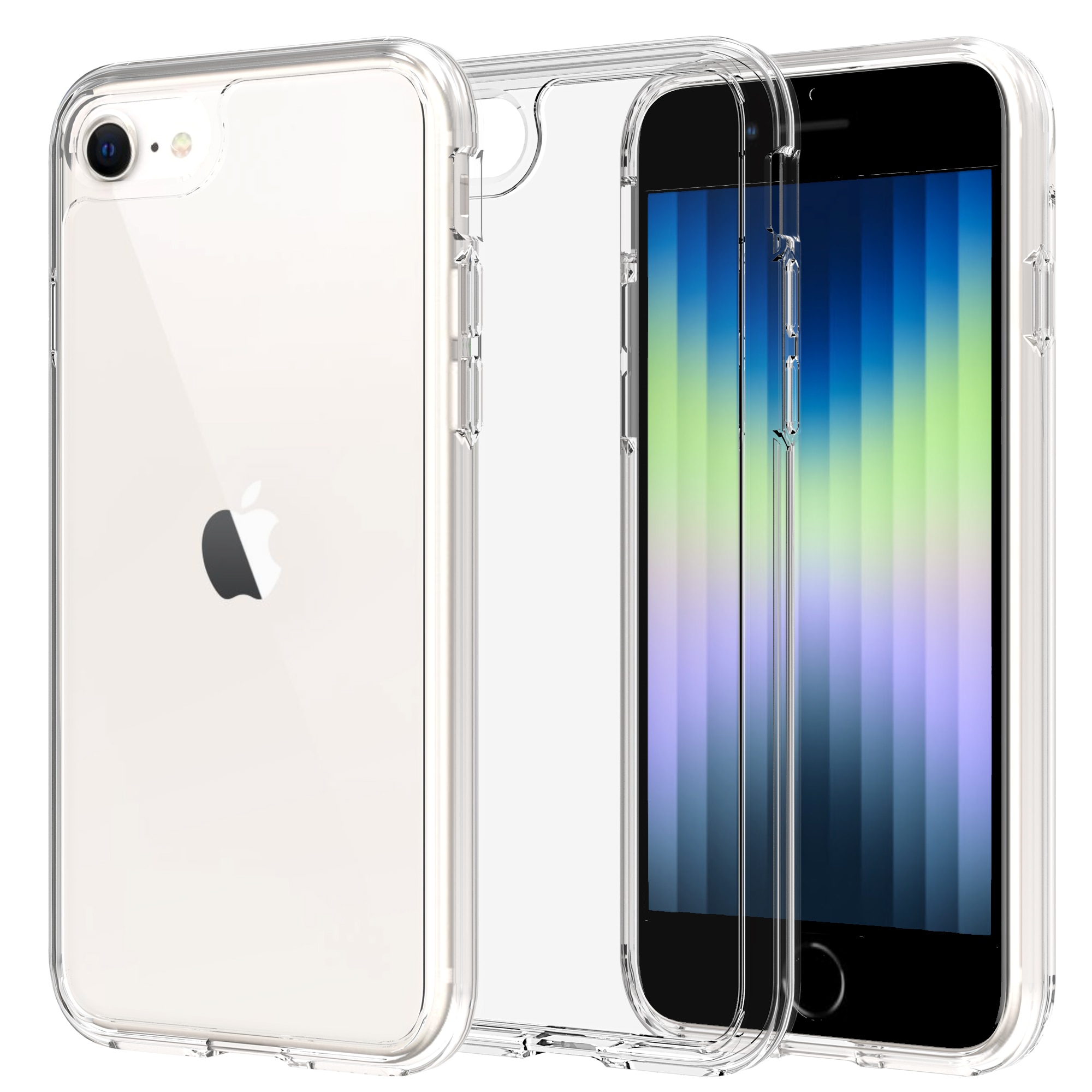 Hybridcover iPhone 7 gennemsigtig