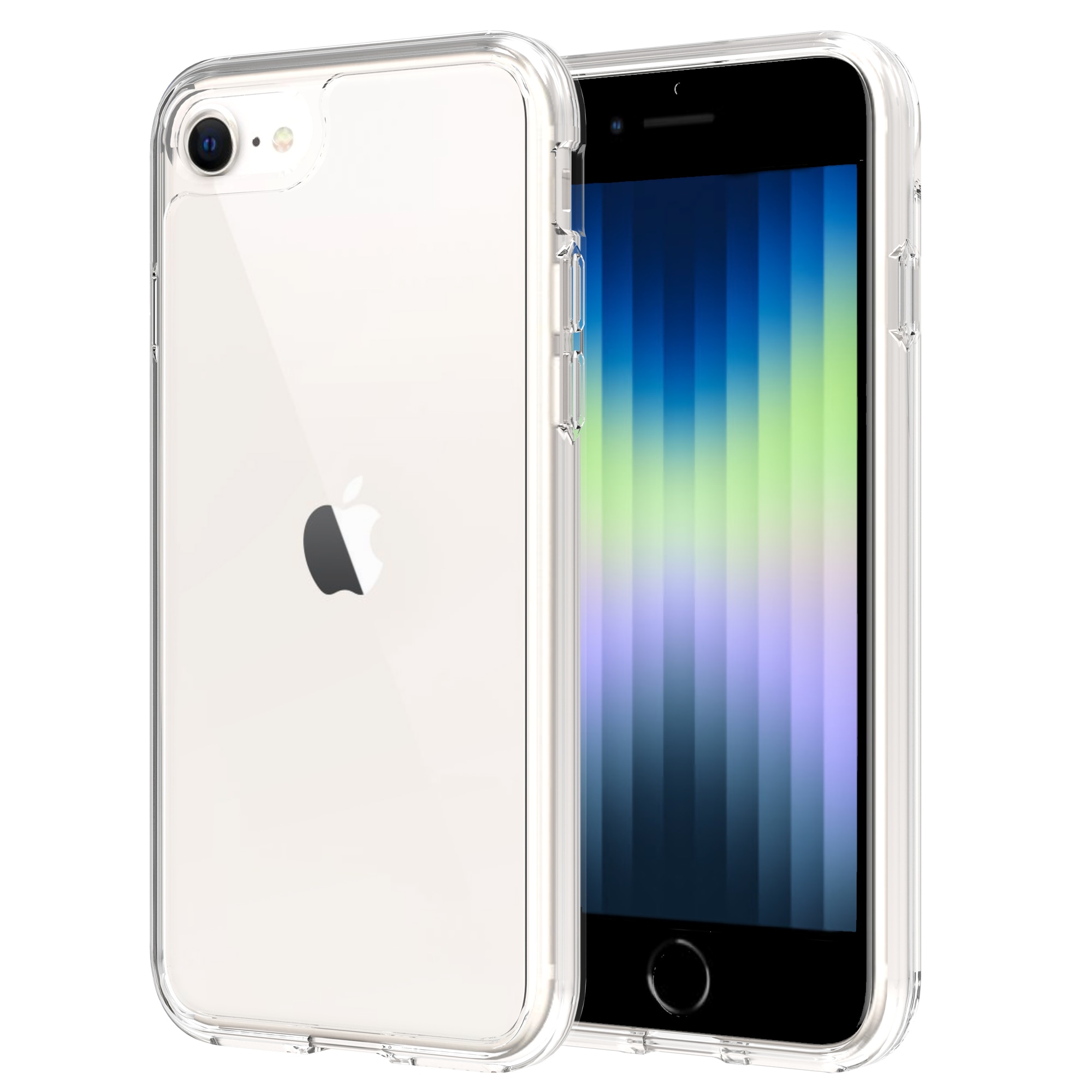 Hybridcover iPhone SE 2020 Gennemsigtig