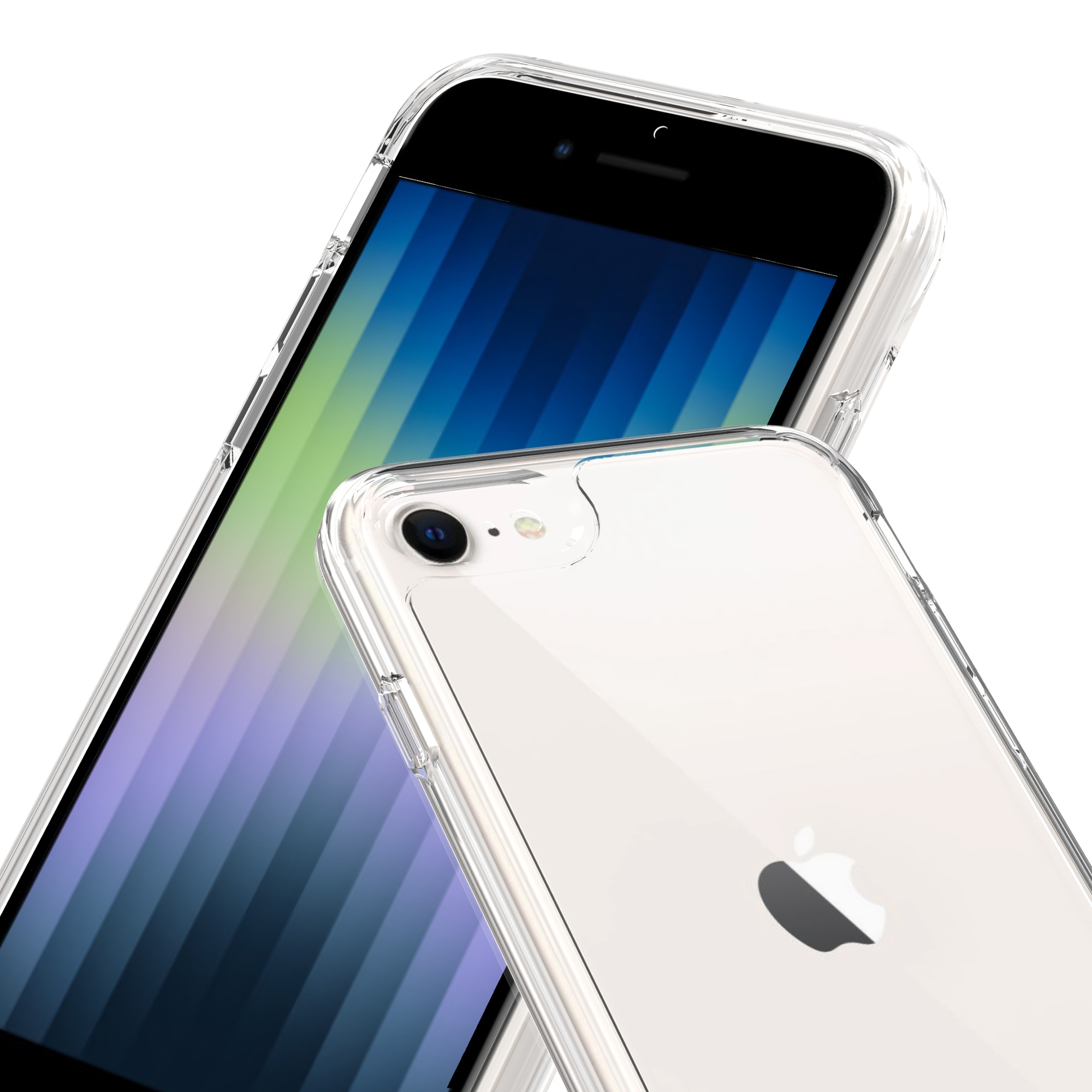 Hybridcover iPhone SE 2020 Gennemsigtig