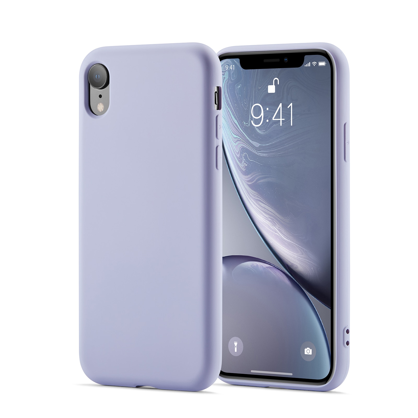 TPU Cover iPhone Xr lila