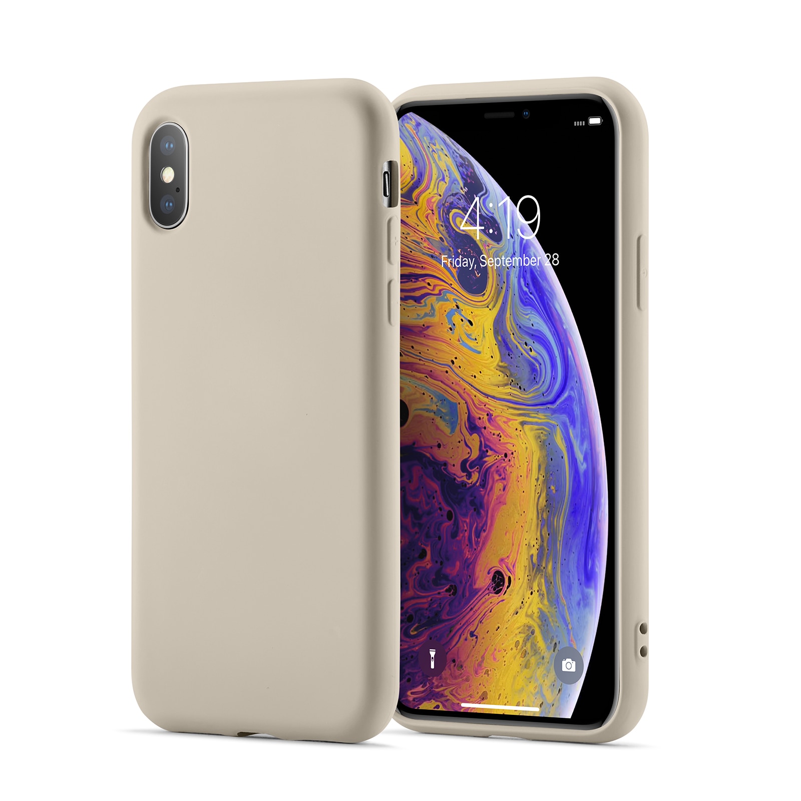 TPU Cover iPhone X/XS Beige