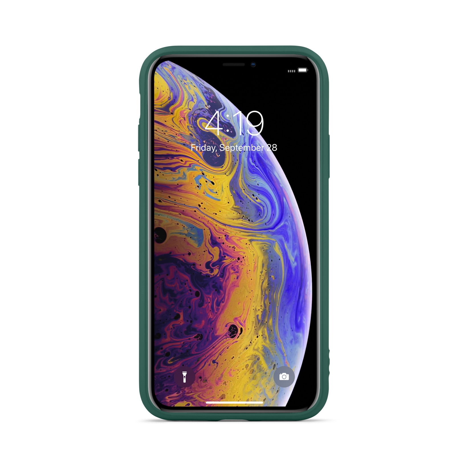 TPU Cover iPhone X/XS mørkegrøn