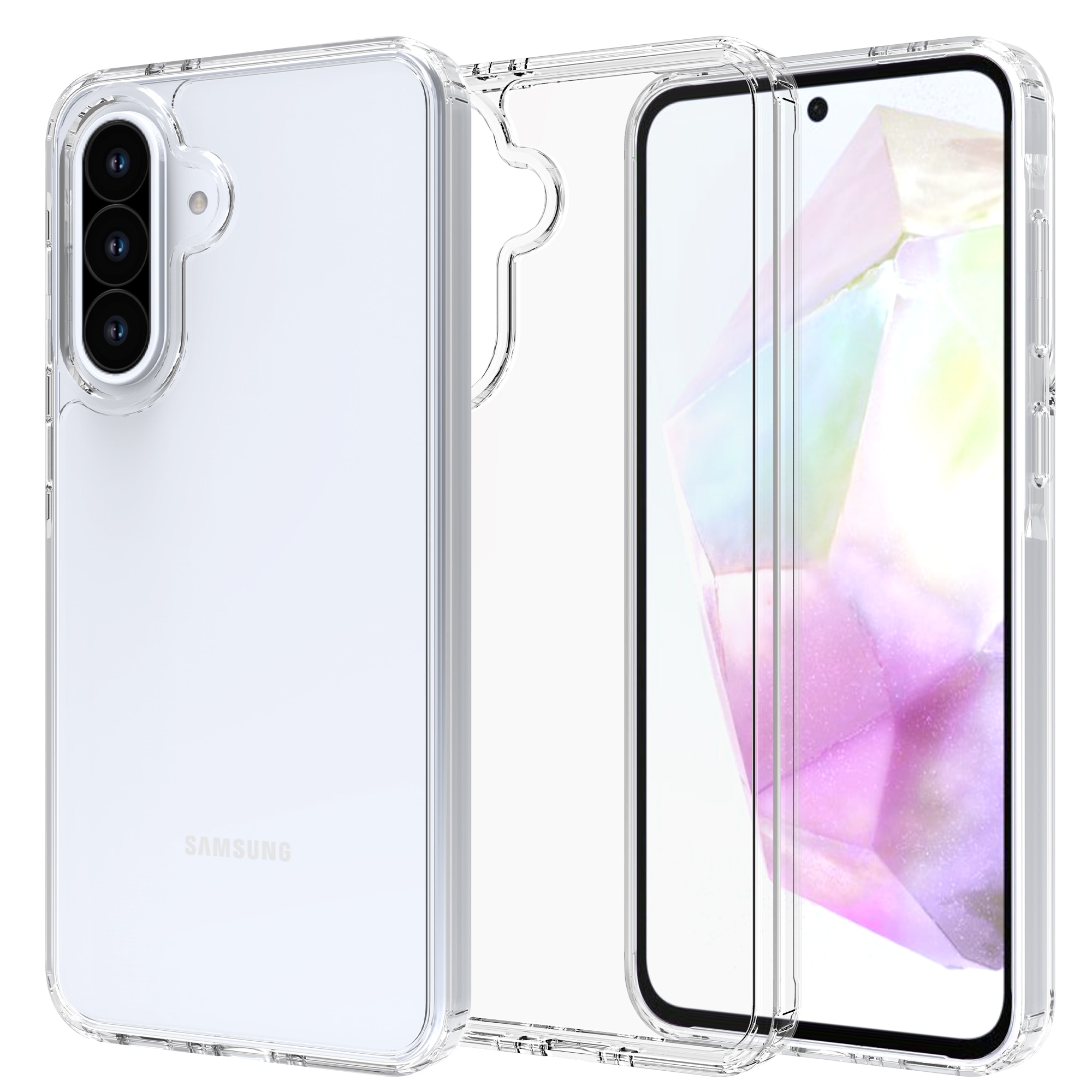 Hybridcover Samsung Galaxy A36 Gennemsigtig