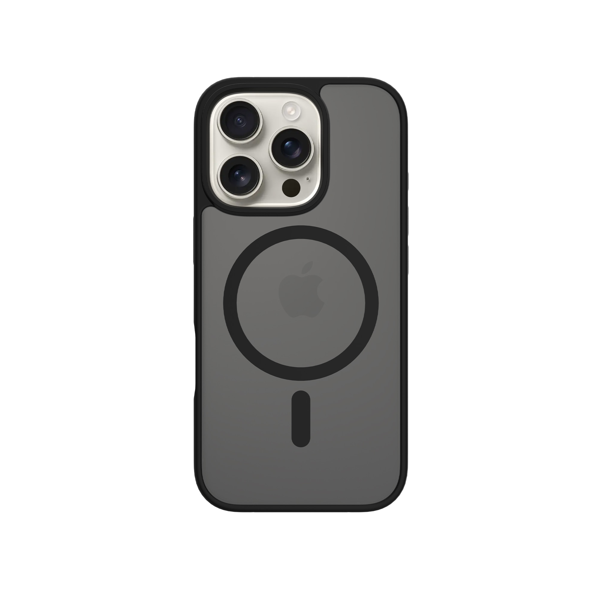 Magnetic Hybrid Cover iPhone 16 Pro Frosted Black