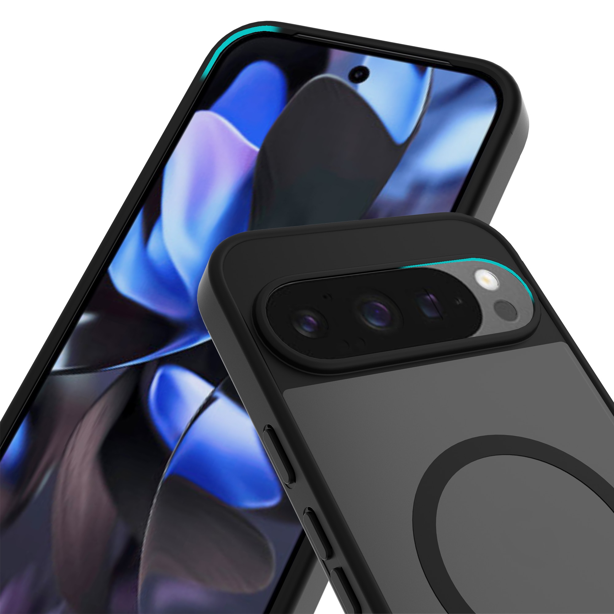 Magnetic Hybrid Cover Google Pixel 9 Pro XL Frosted Black