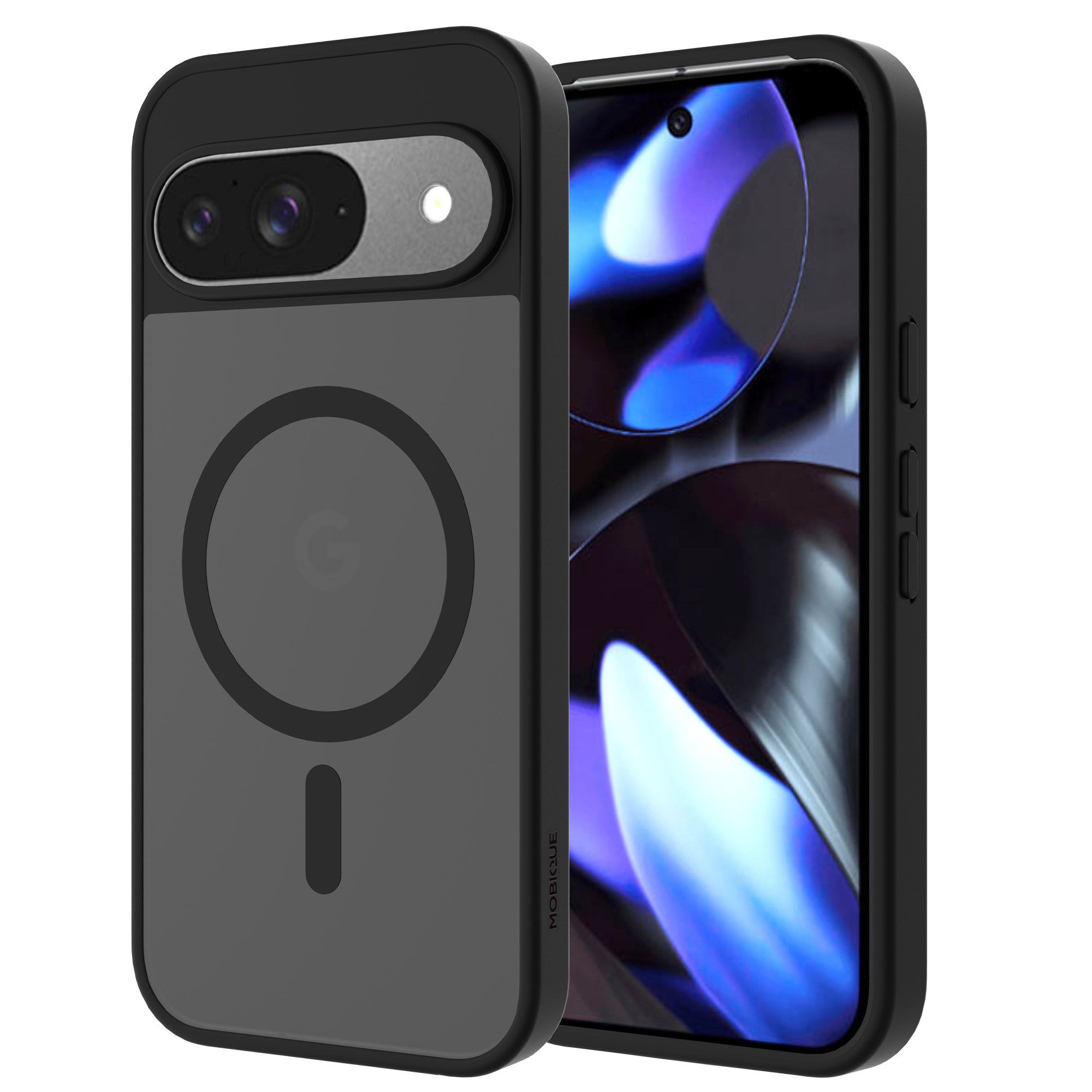 Magnetic Hybrid Cover Google Pixel 9 Frosted Black