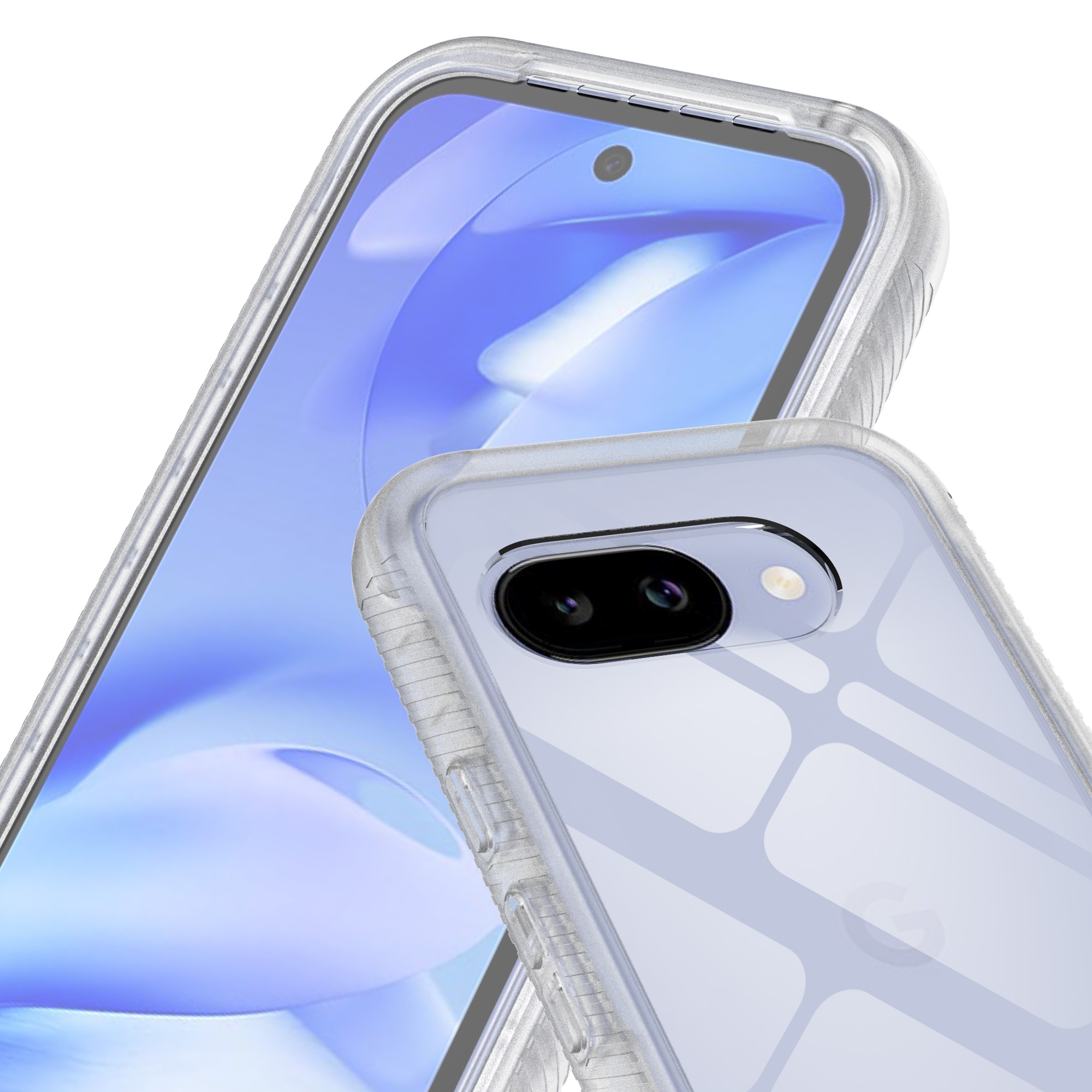 Full Protection Case Google Pixel 9a Gennemsigtig