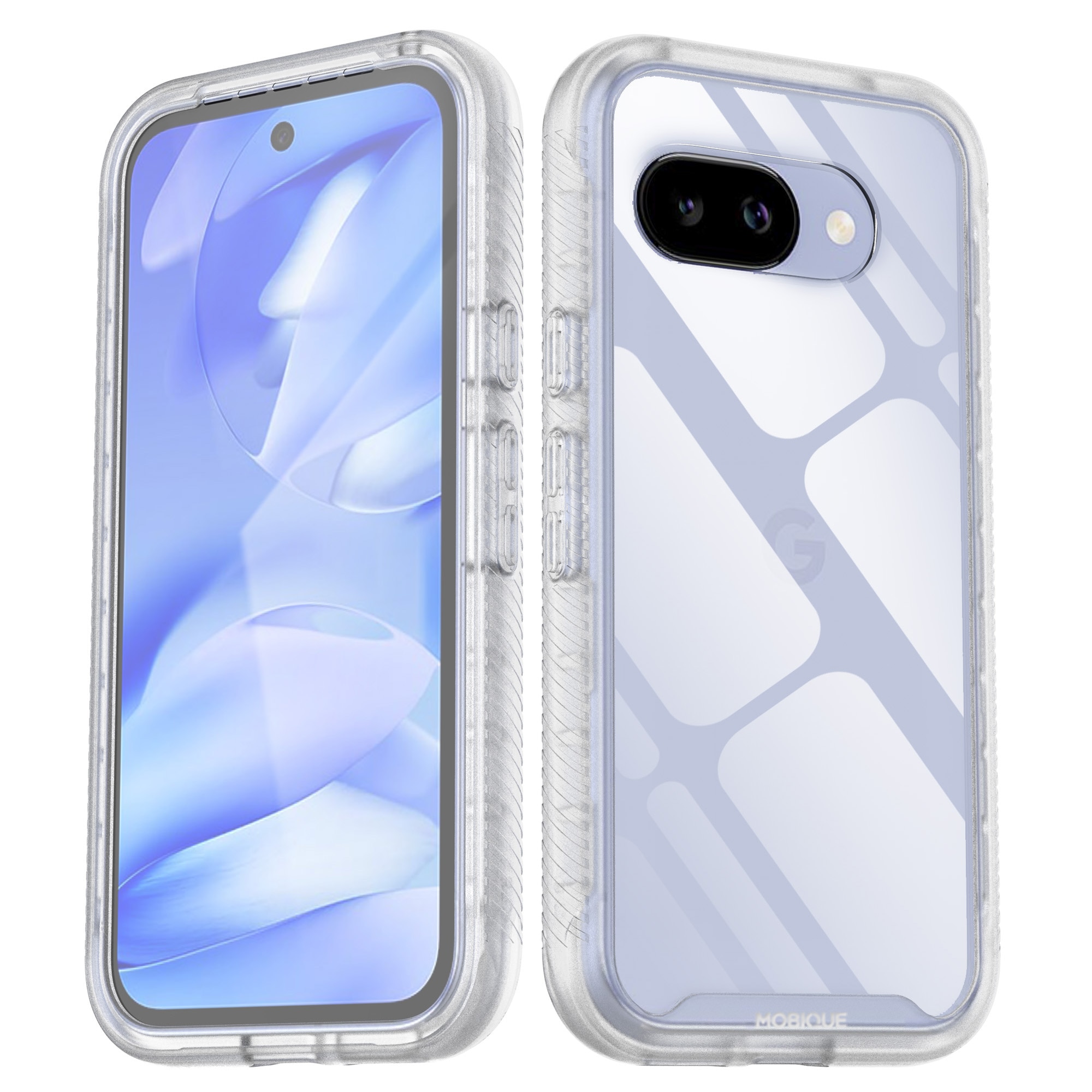 Full Protection Case Google Pixel 9a Gennemsigtig