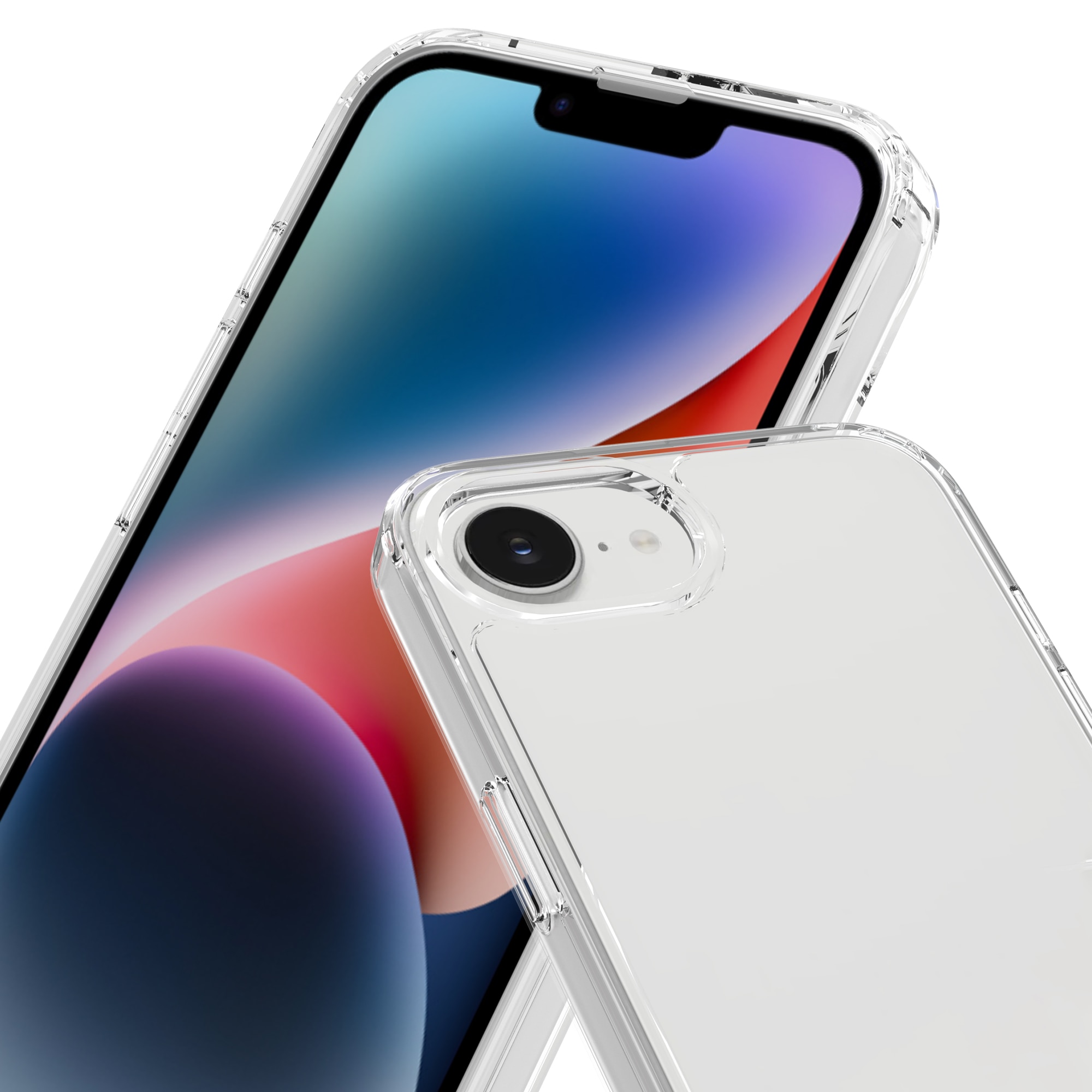 Hybridcover iPhone 16e Gennemsigtig