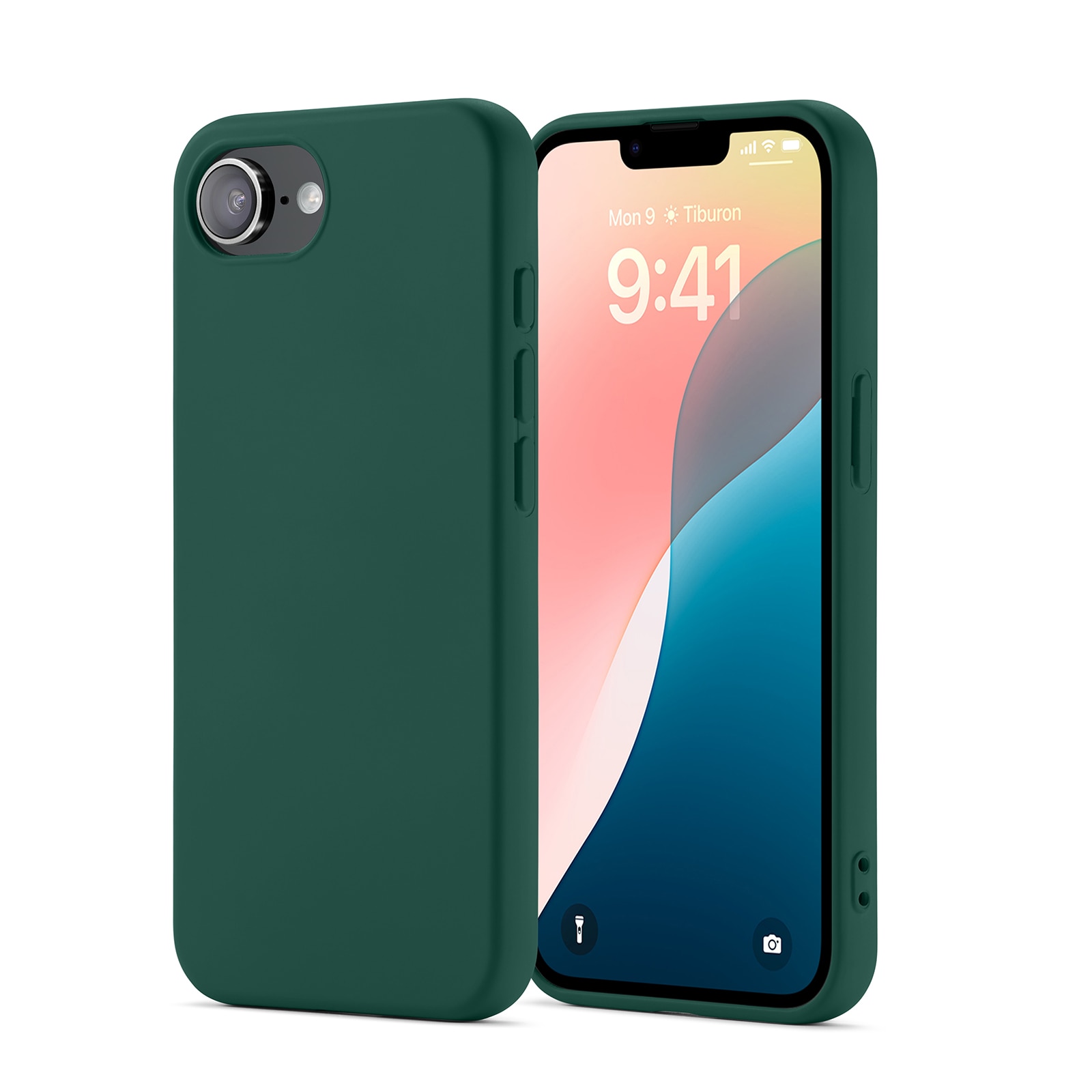 TPU Cover iPhone 16e mørkegrøn