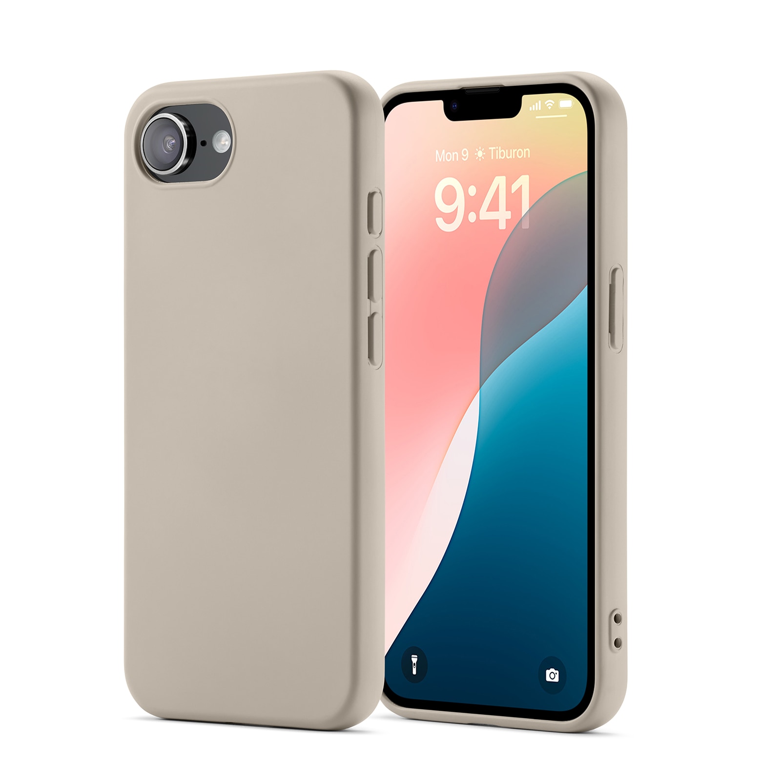 TPU Cover iPhone 16e Beige