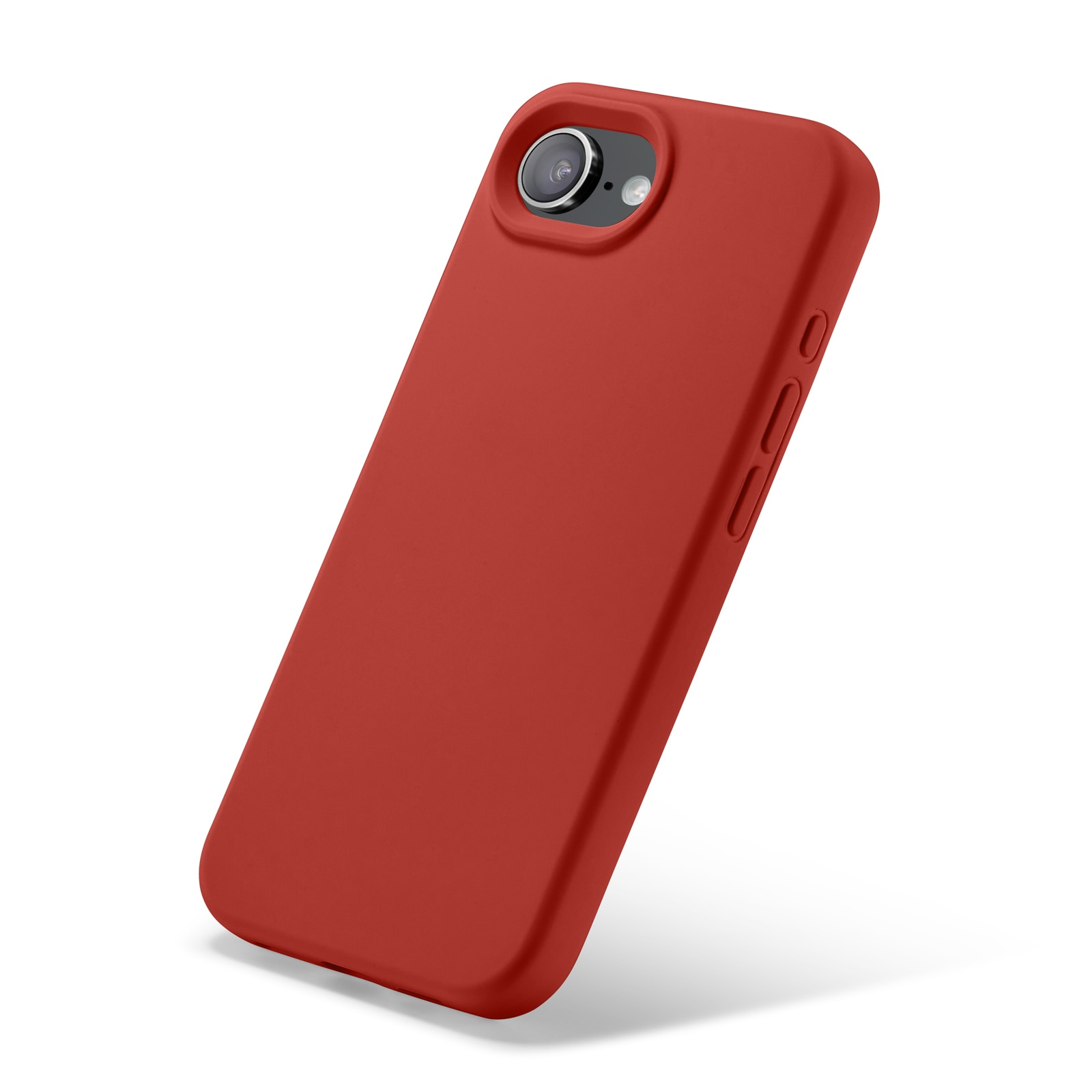 Magnetic Cover Silikone iPhone 16e Lava Red