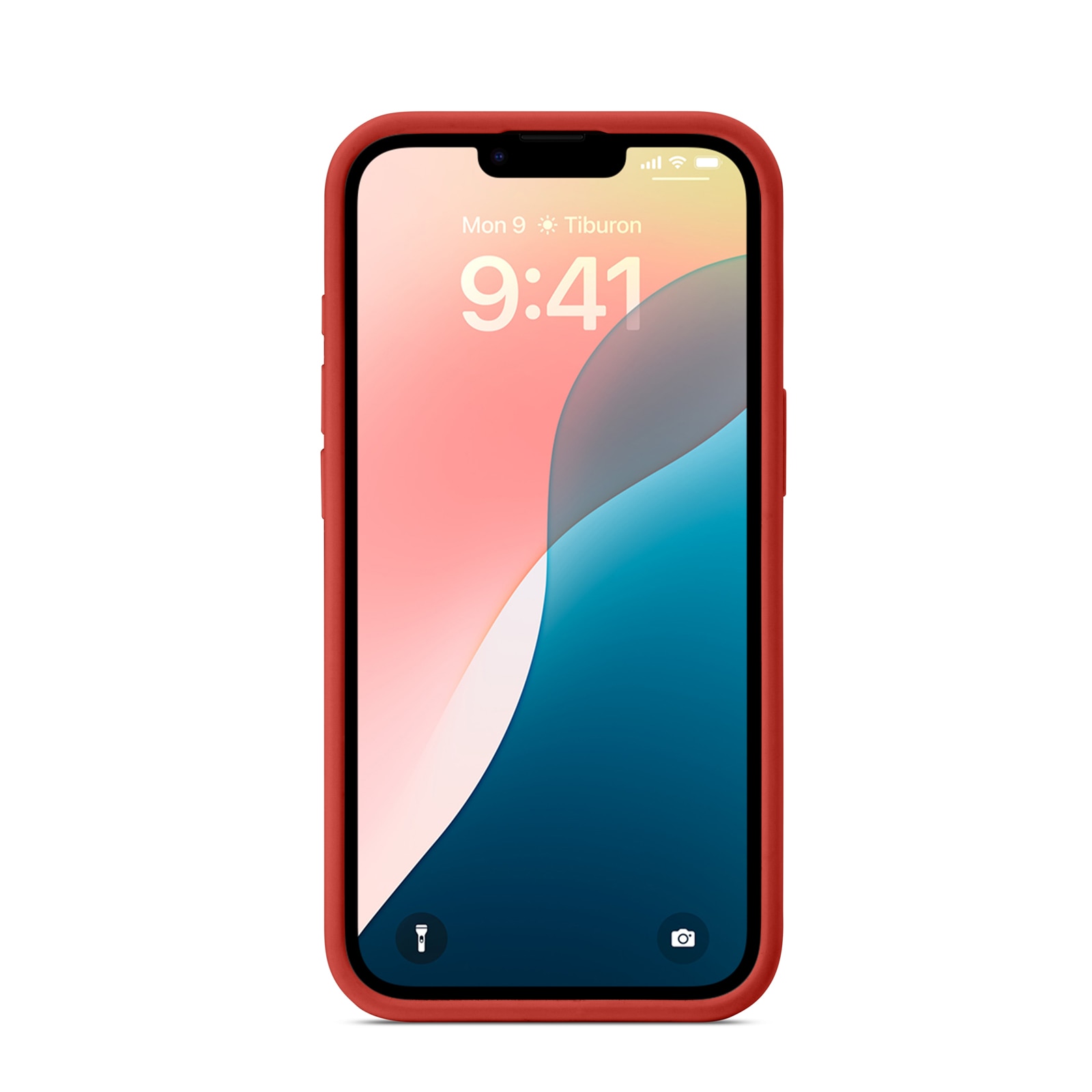 Magnetic Cover Silikone iPhone 16e Lava Red