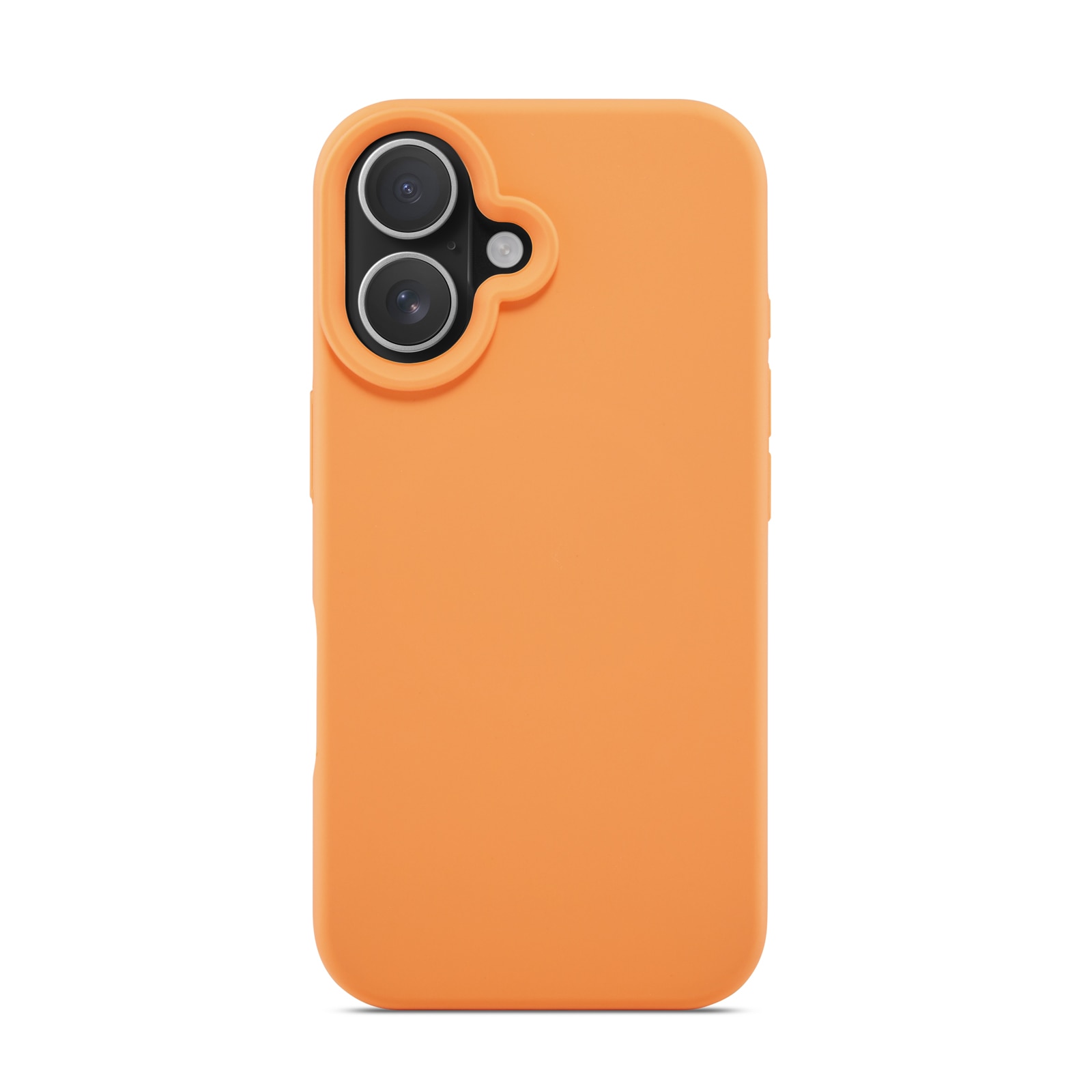 Magnetic Cover Silikone iPhone 16 Solar Orange