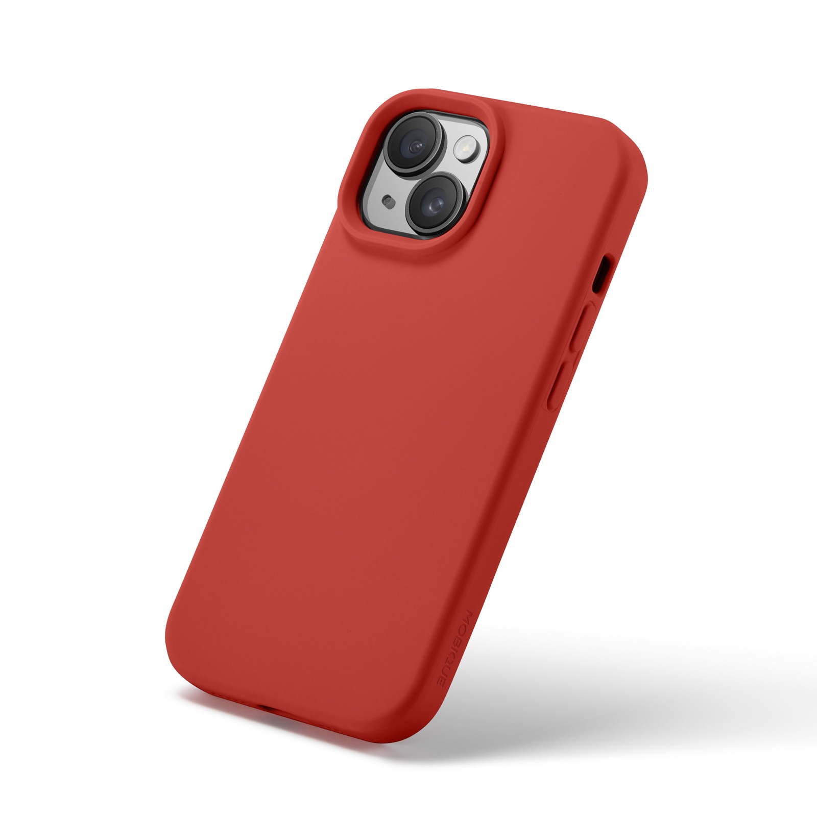 Magnetic Cover Silikone iPhone 15 Lava Red