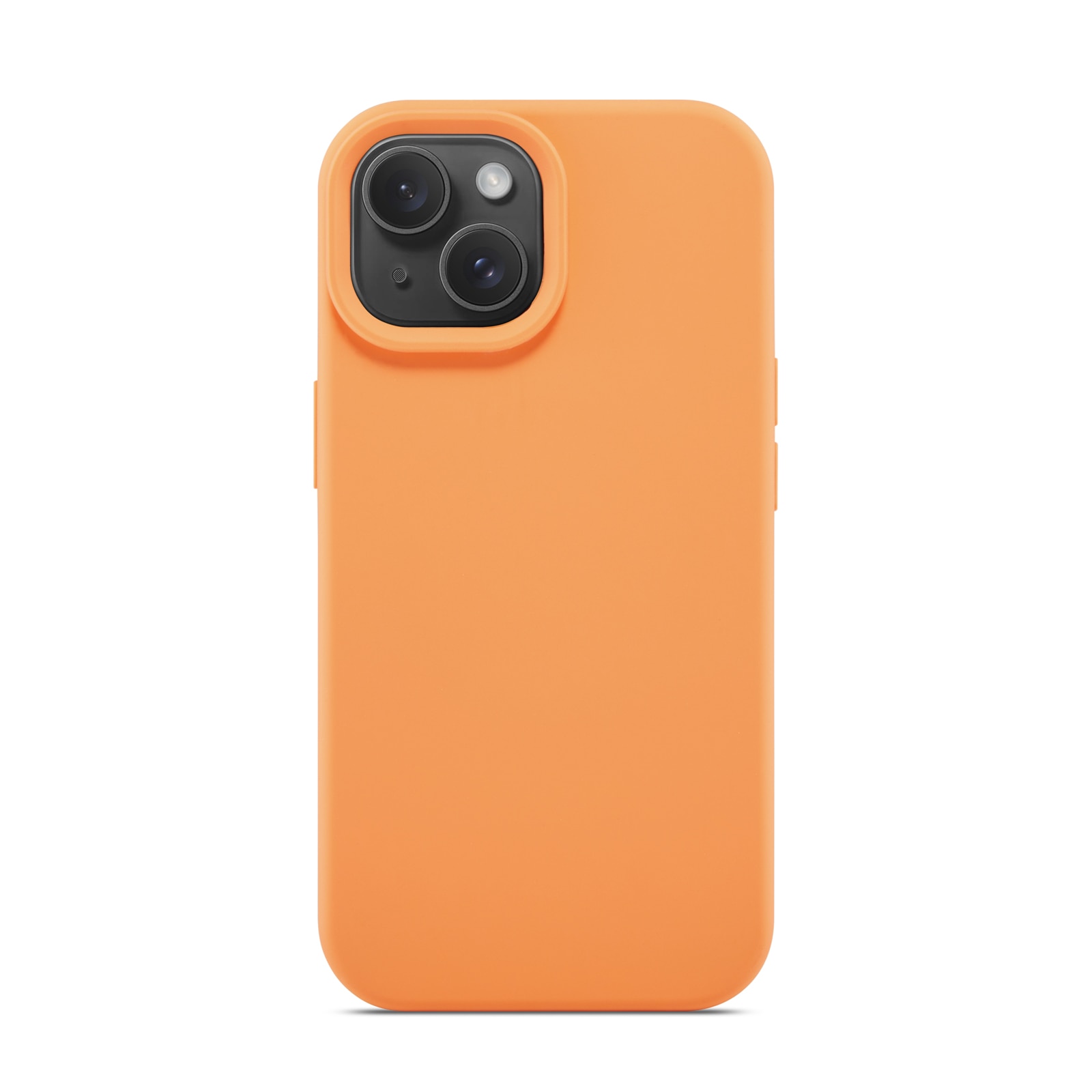 Magnetic Cover Silikone iPhone 15 Solar Orange