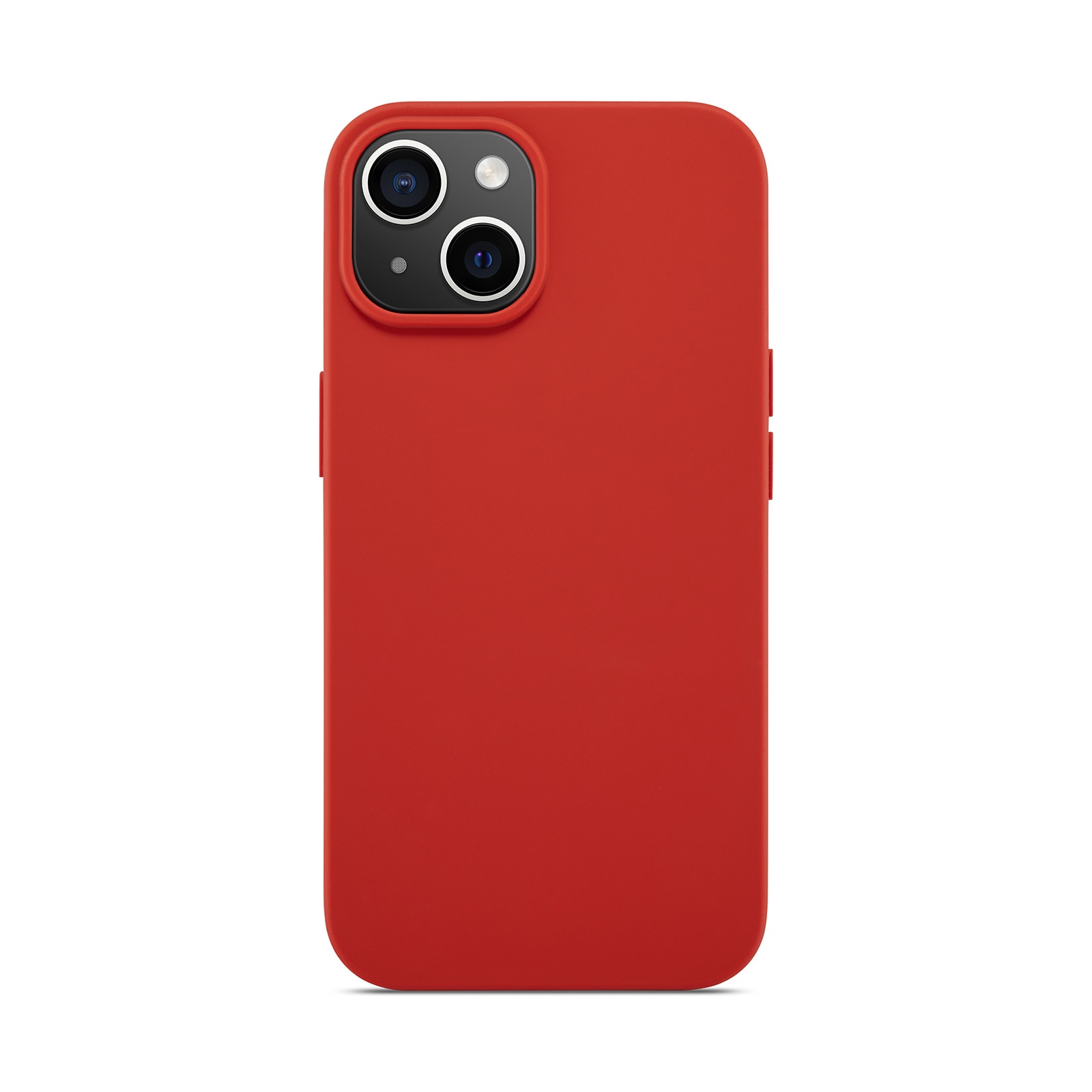 Magnetic Cover Silikone iPhone 14 Lava Red