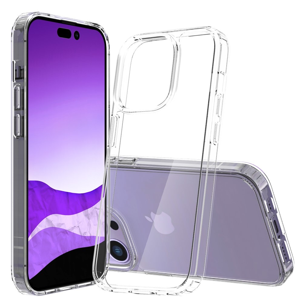 Crystal Hybrid Case iPhone 14 Pro gennemsigtig