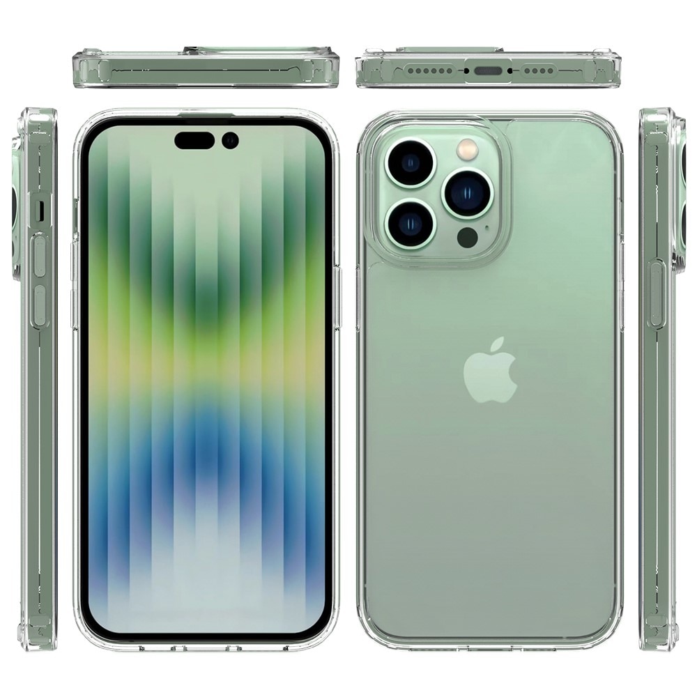 Hybridcover iPhone 14 Pro Max gennemsigtig