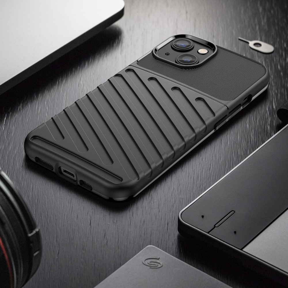 Thunder TPU Case iPhone 14 black