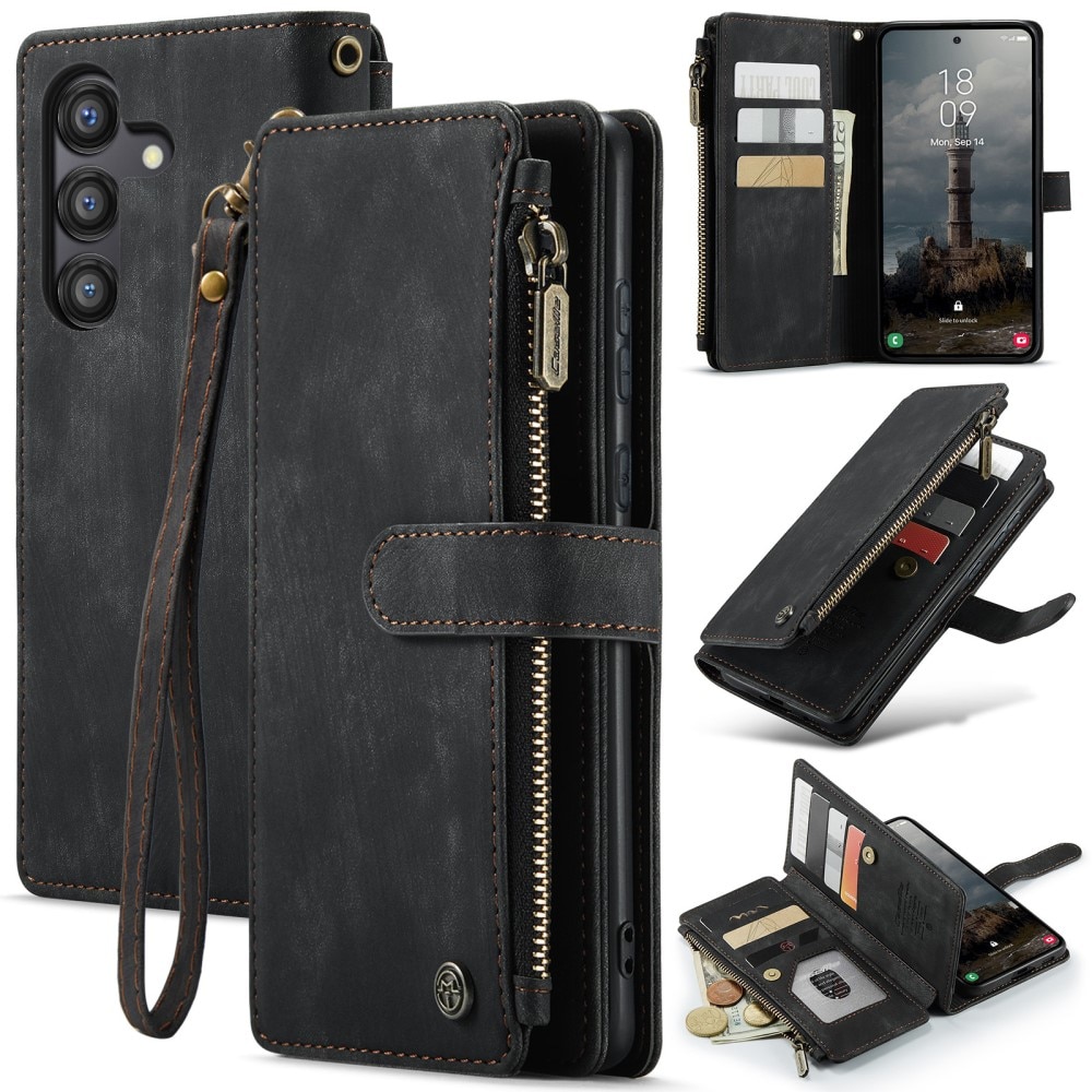 Zipper Wallet Samsung Galaxy A55 sort