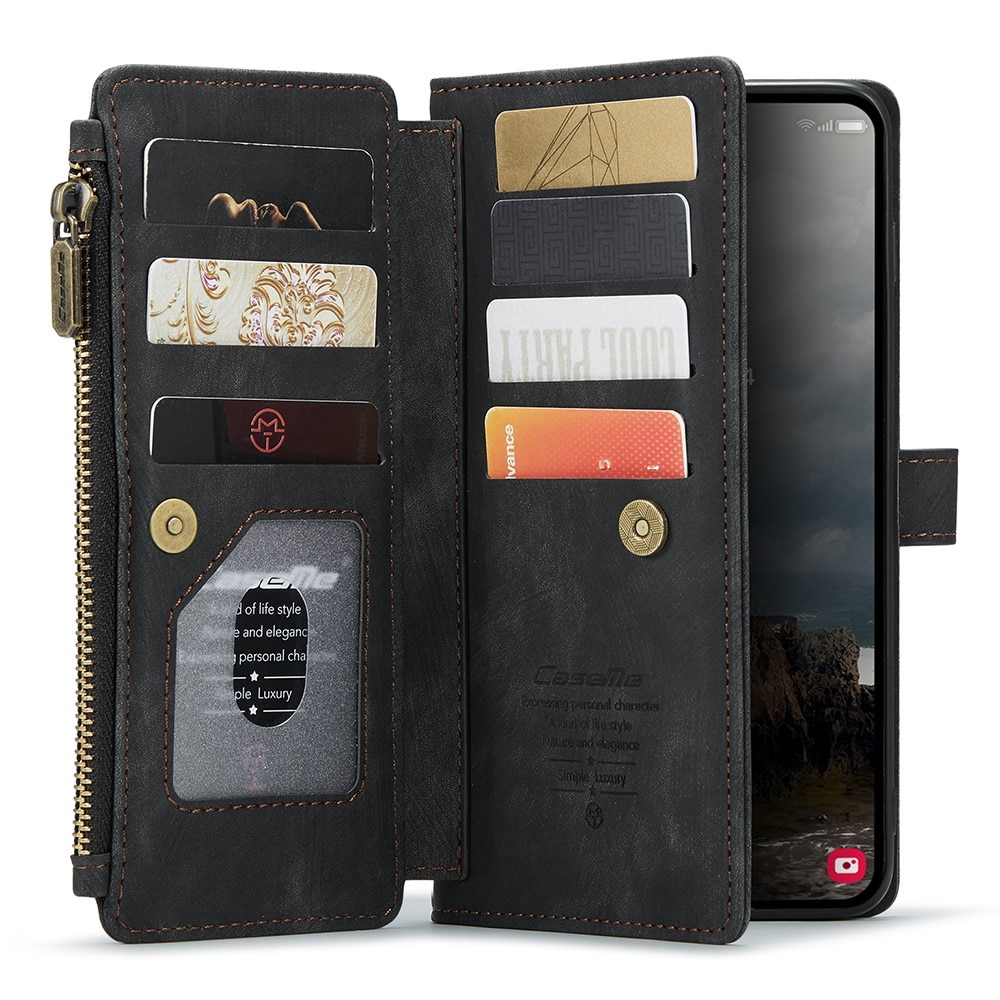 Zipper Wallet Samsung Galaxy A55 Sort