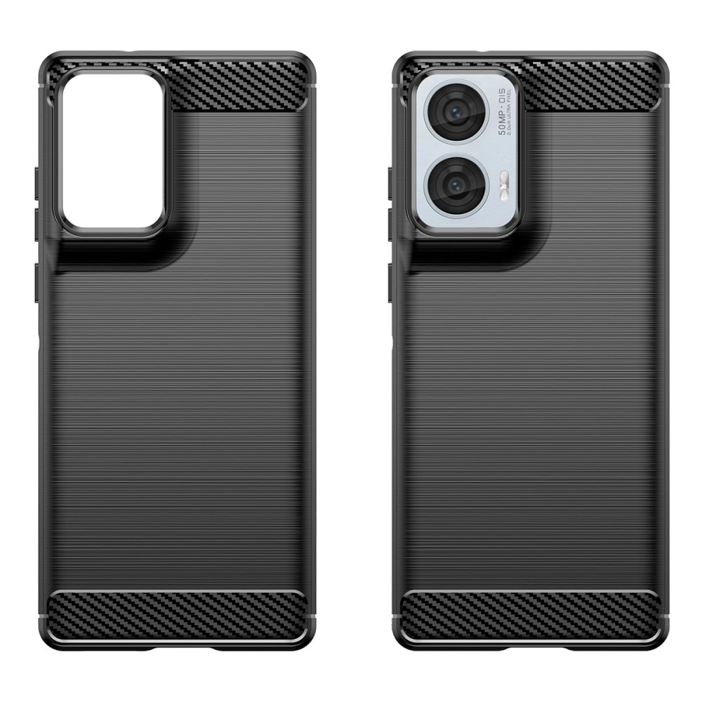 Motorola Edge 50 Fusion Cover TPU Brushed Black