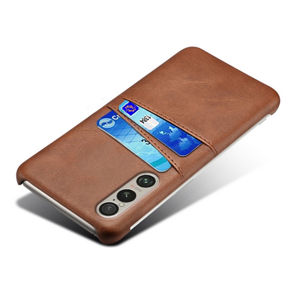 Card Slots Case Sony Xperia 1 VI Brun