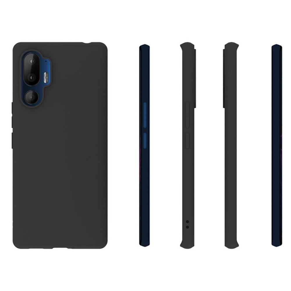 Stødsikker Cover TPU HTC U24 Pro Sort