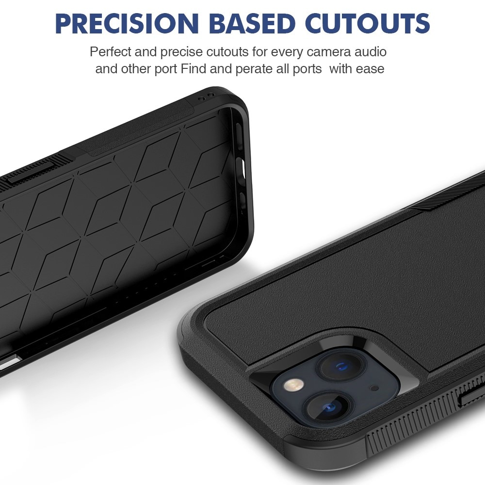 Off-road Hybridcover iPhone 13 sort