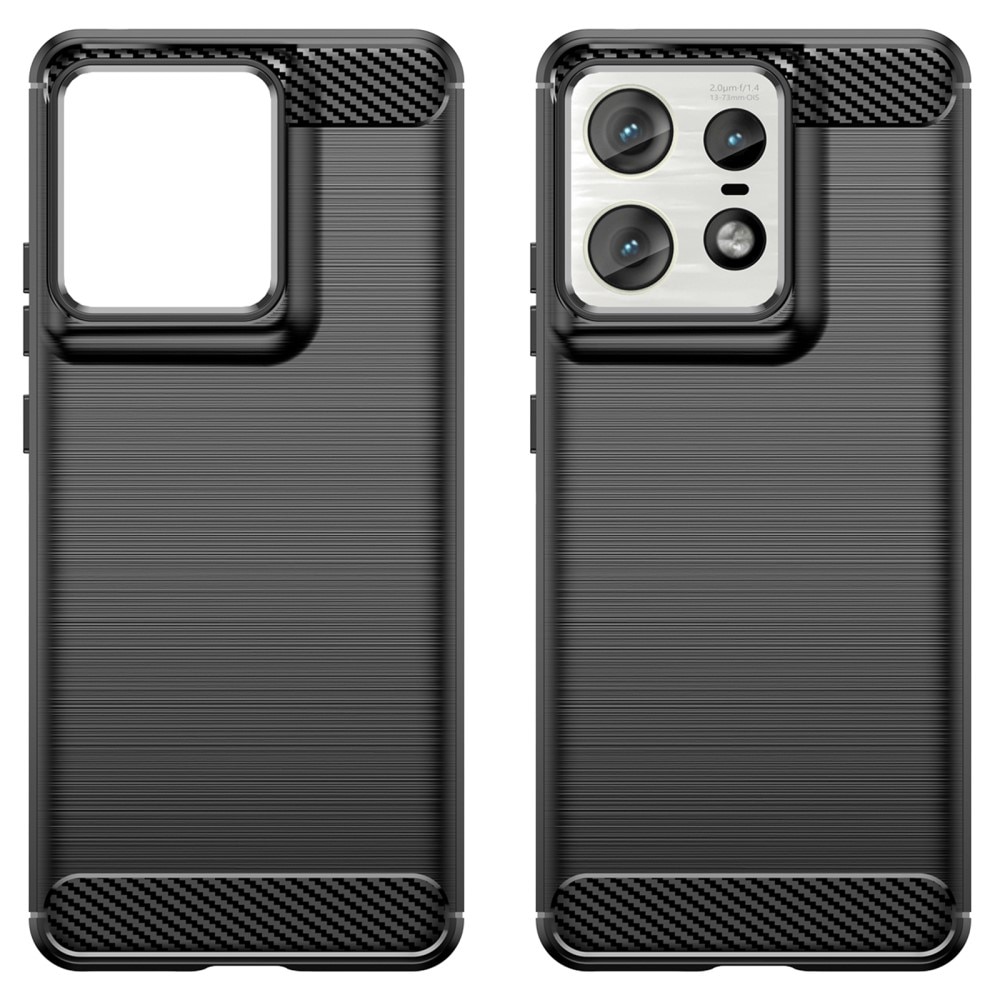 Motorola Edge 50 Pro Cover TPU Brushed Black