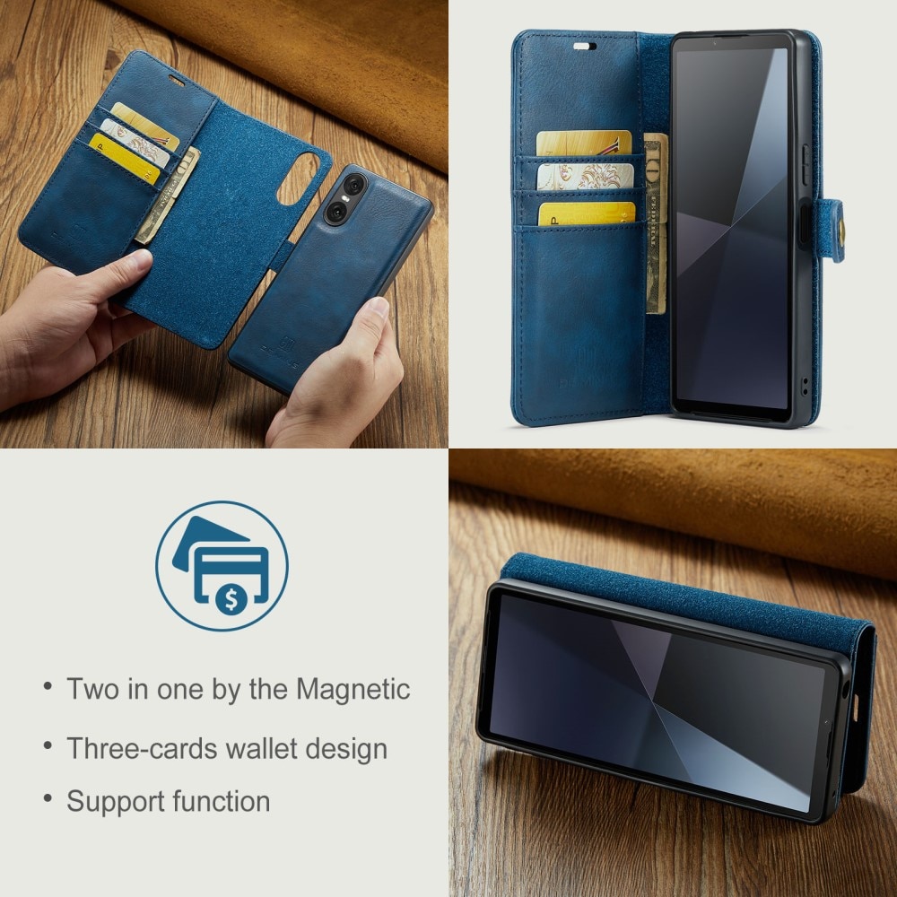 Magnet Wallet Sony Xperia 10 VI Blue