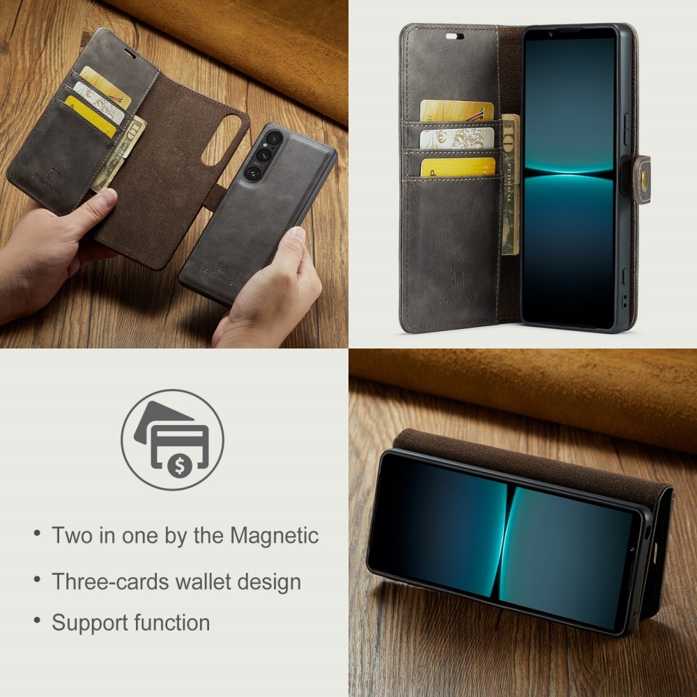 Magnet Wallet Sony Xperia 1 VI Brown