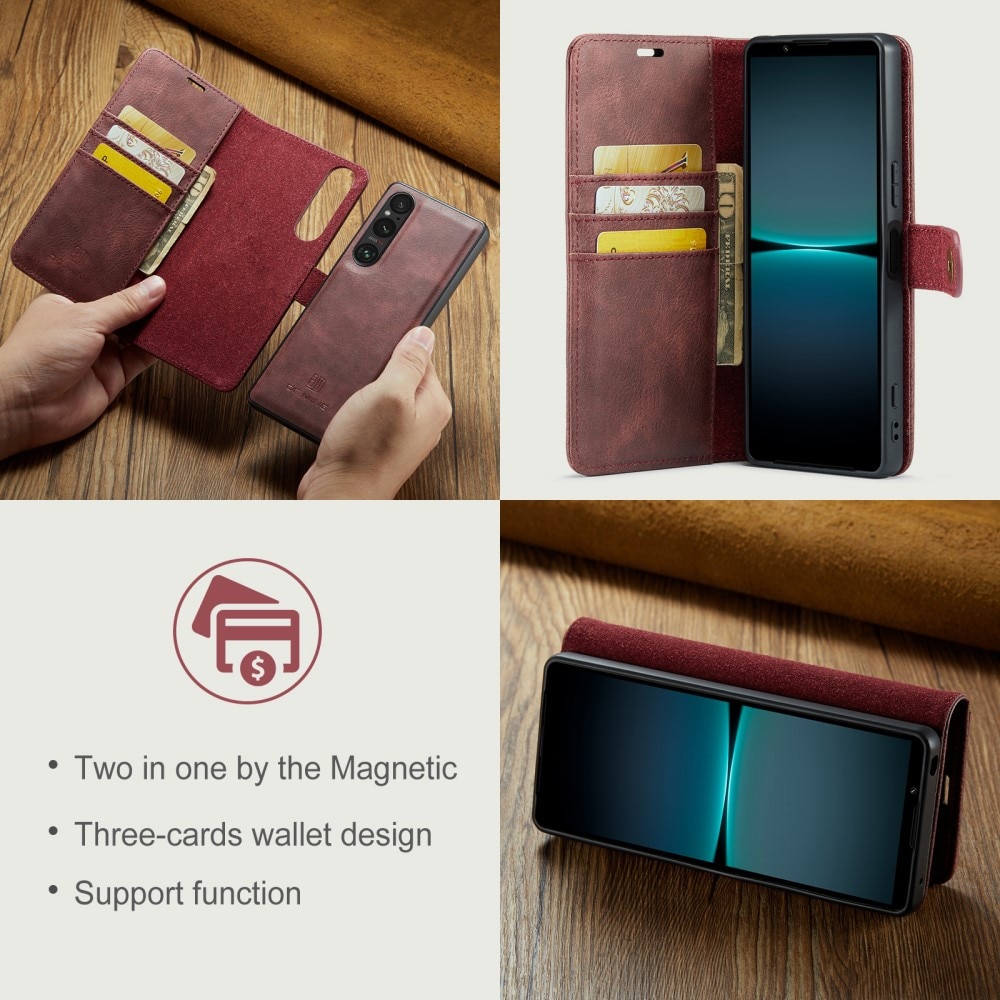 Magnet Wallet Sony Xperia 1 VI Red